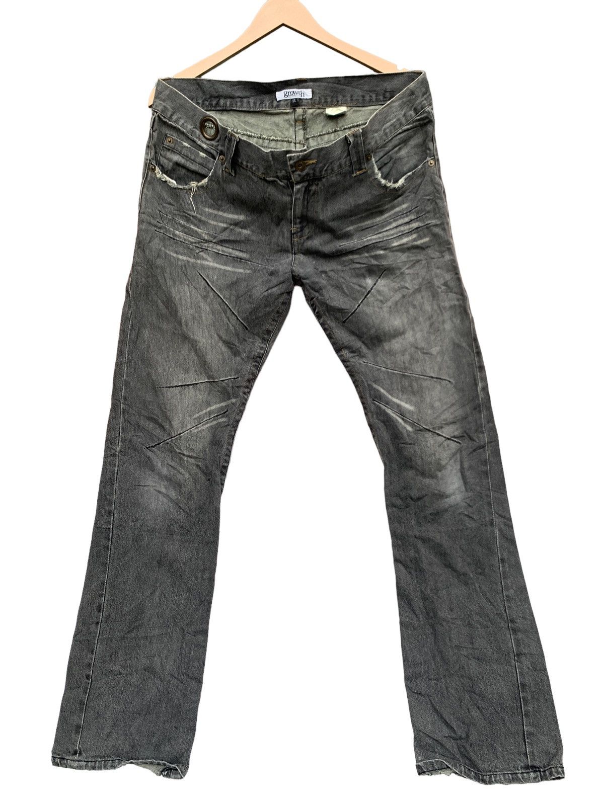 Japanese Brand Growhth By In The Attic Japanese Brands Distresse demim Size US 36 / EU 52 - 1 Thumbnail