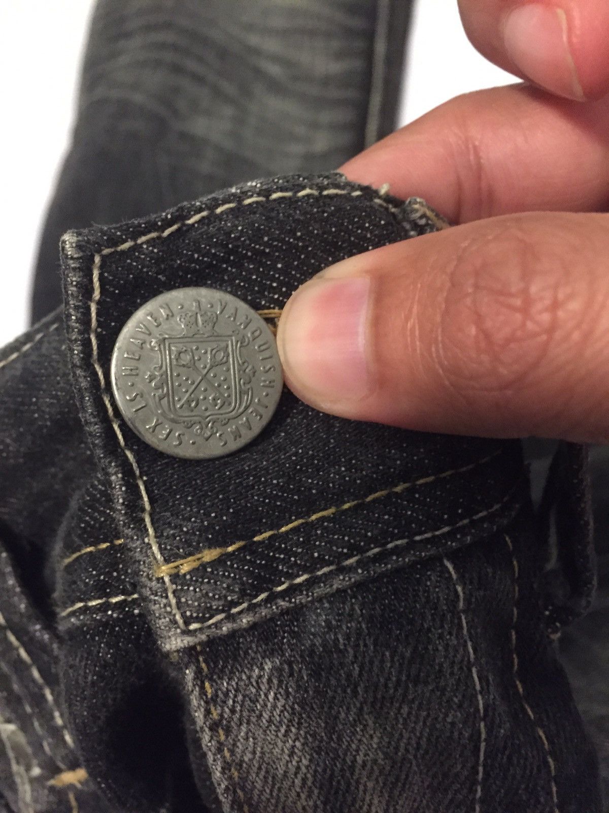 Japanese Brand Distressed bootcut denim by vanquish Size US 29 - 7 Thumbnail