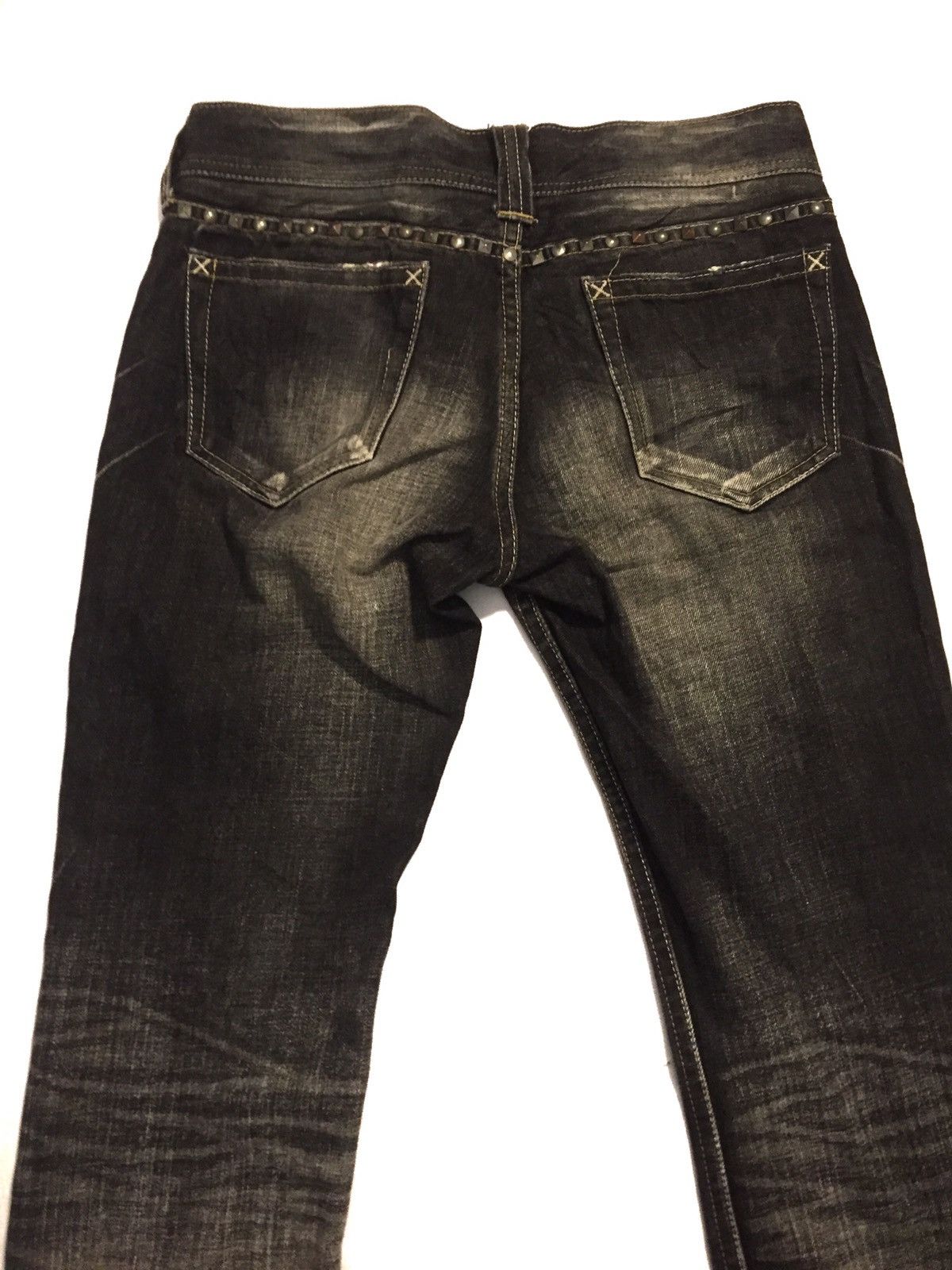 Japanese Brand Distressed bootcut denim by vanquish Size US 29 - 4 Thumbnail