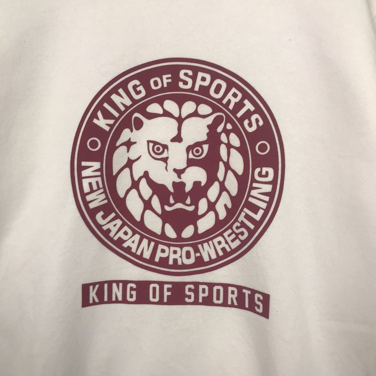 Japanese Brand Vintage New Japan Pro Wrestling King of Sports sweatshirt Size US L / EU 52-54 / 3 - 2 Thumbnail
