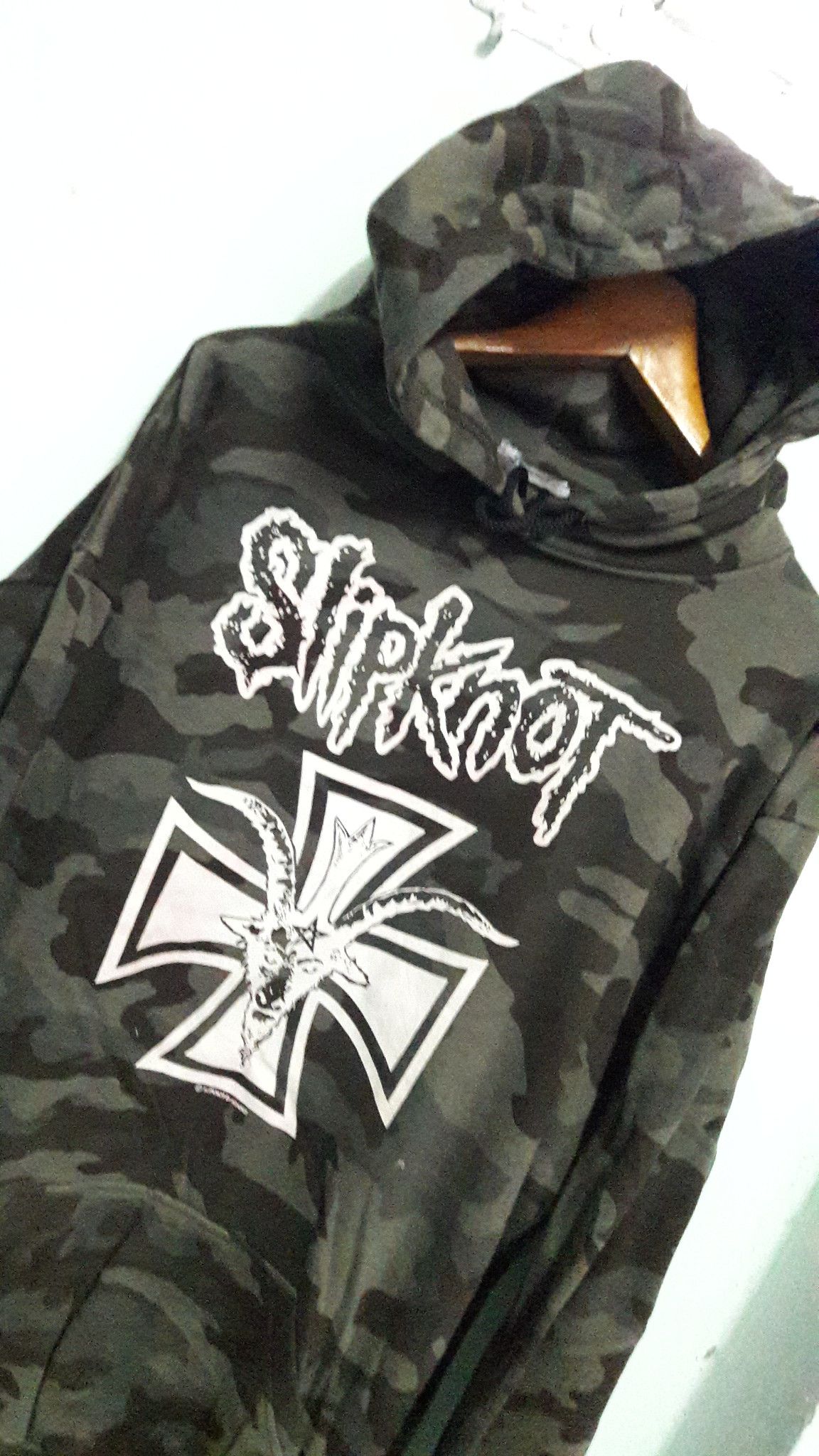 Band Tees Vintage Slipknot Hoodie Camouflage size XL by Against Size US L / EU 52-54 / 3 - 1 Thumbnail