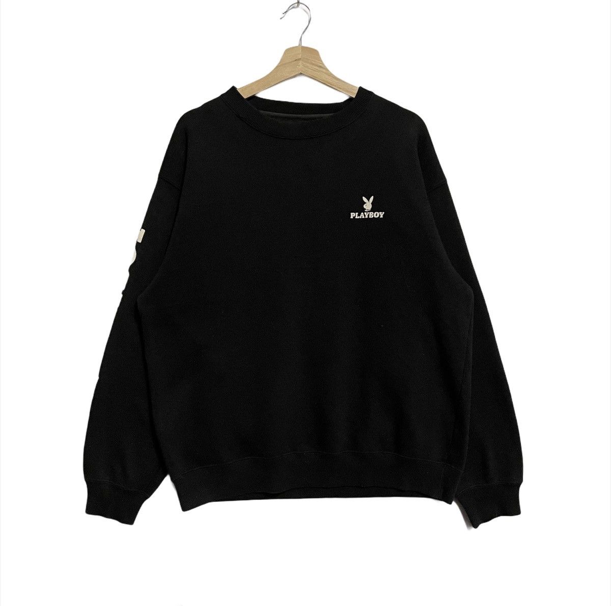 Playboy Vintage Playboy Sweatshirt Spellout Embroidery Big Logo Size US XL / EU 56 / 4 - 2 Thumbnail