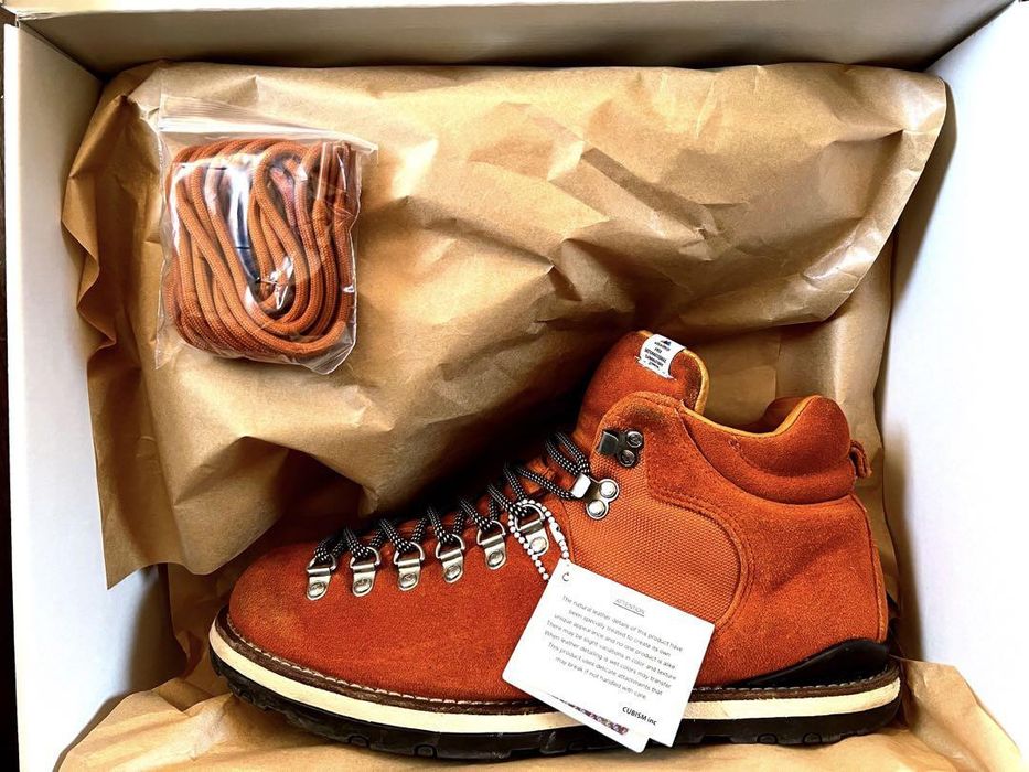 Visvim Serra Paccard Boots Suede Orange | Grailed