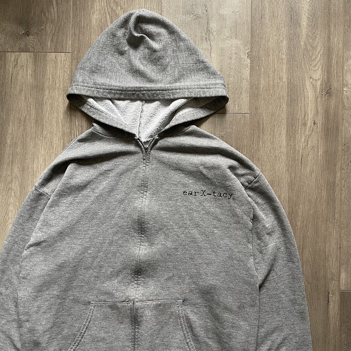 Jerzees Rare Vintage Y2K Ear X-Tacy Louisville Zip Up Sweatshirt Size US M / EU 48-50 / 2 - 2 Thumbnail