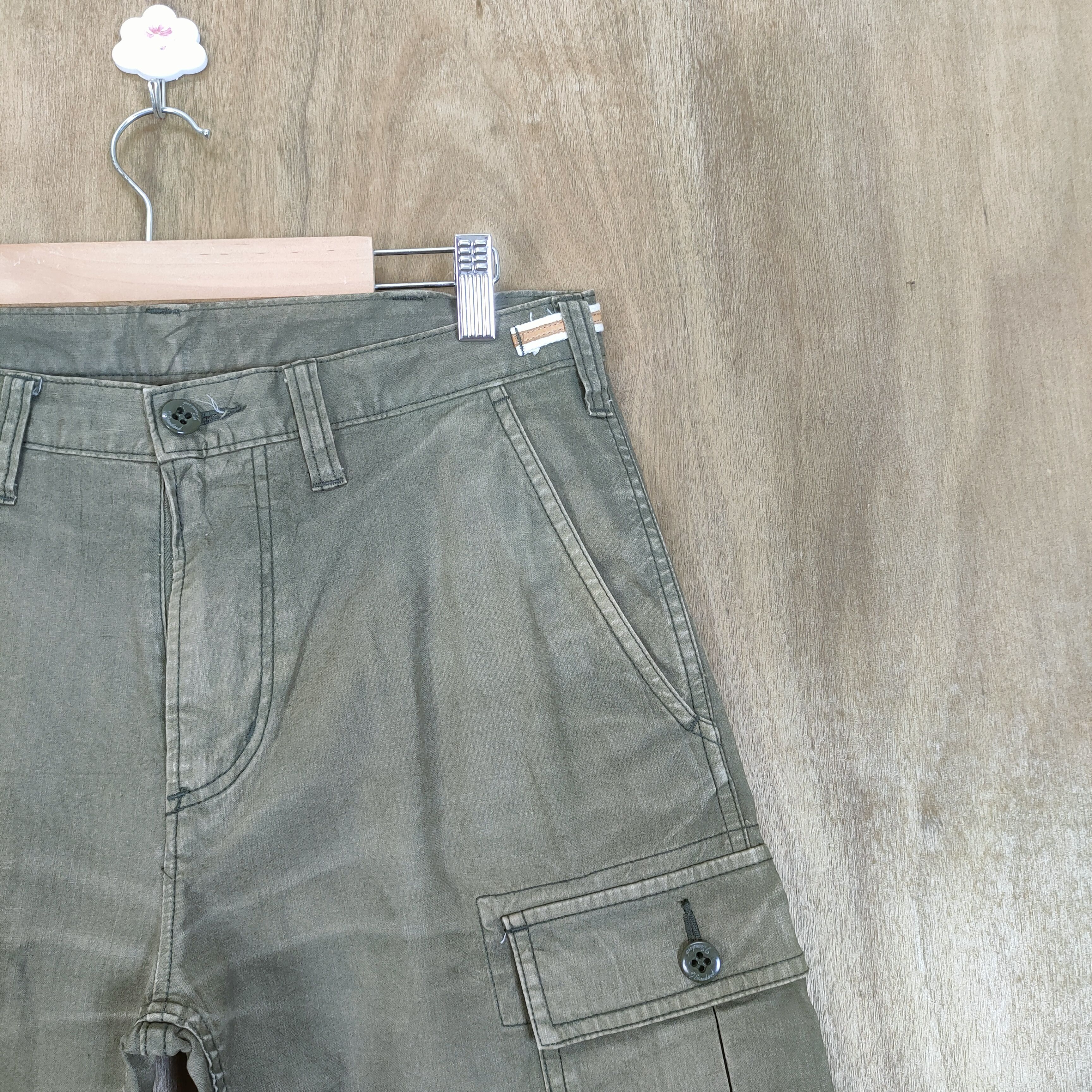 Japanese Brand × Vintage VINTAGE JAPANESE BRAND FADED CARGO PANTS #1 Size US 30 / EU 46 - 6 Thumbnail