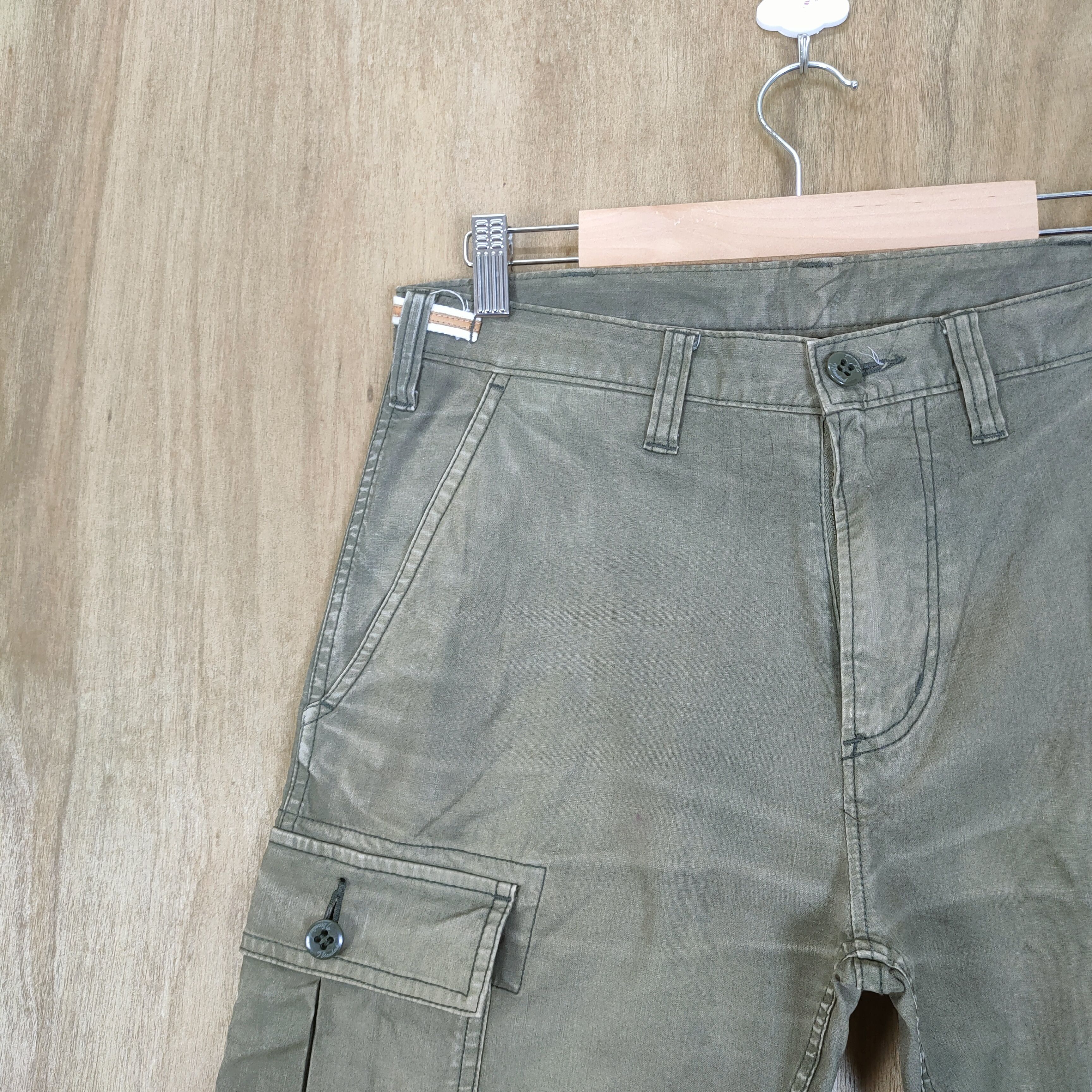 Japanese Brand × Vintage VINTAGE JAPANESE BRAND FADED CARGO PANTS #1 Size US 30 / EU 46 - 5 Thumbnail
