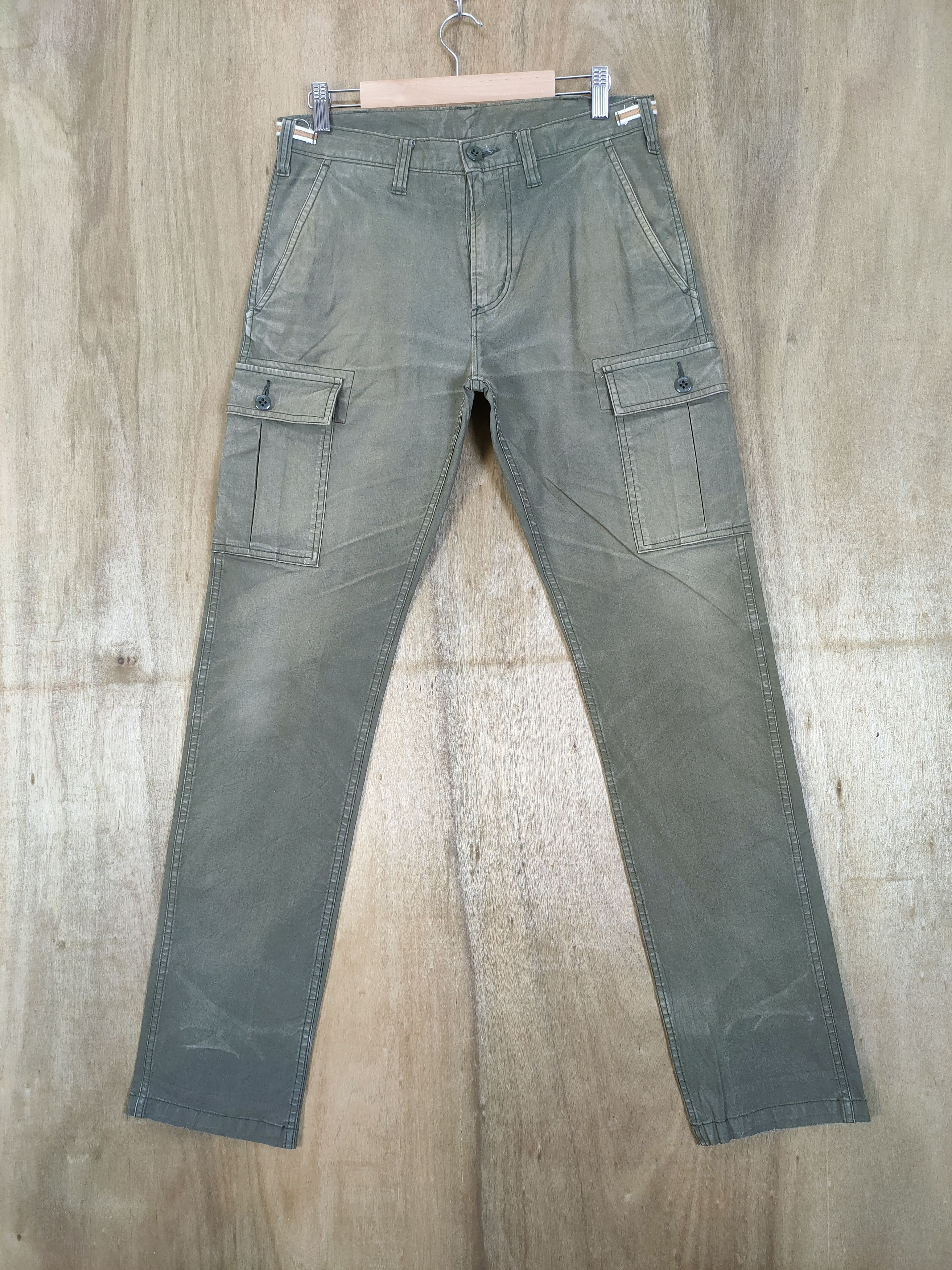Japanese Brand × Vintage VINTAGE JAPANESE BRAND FADED CARGO PANTS #1 Size US 30 / EU 46 - 1 Thumbnail