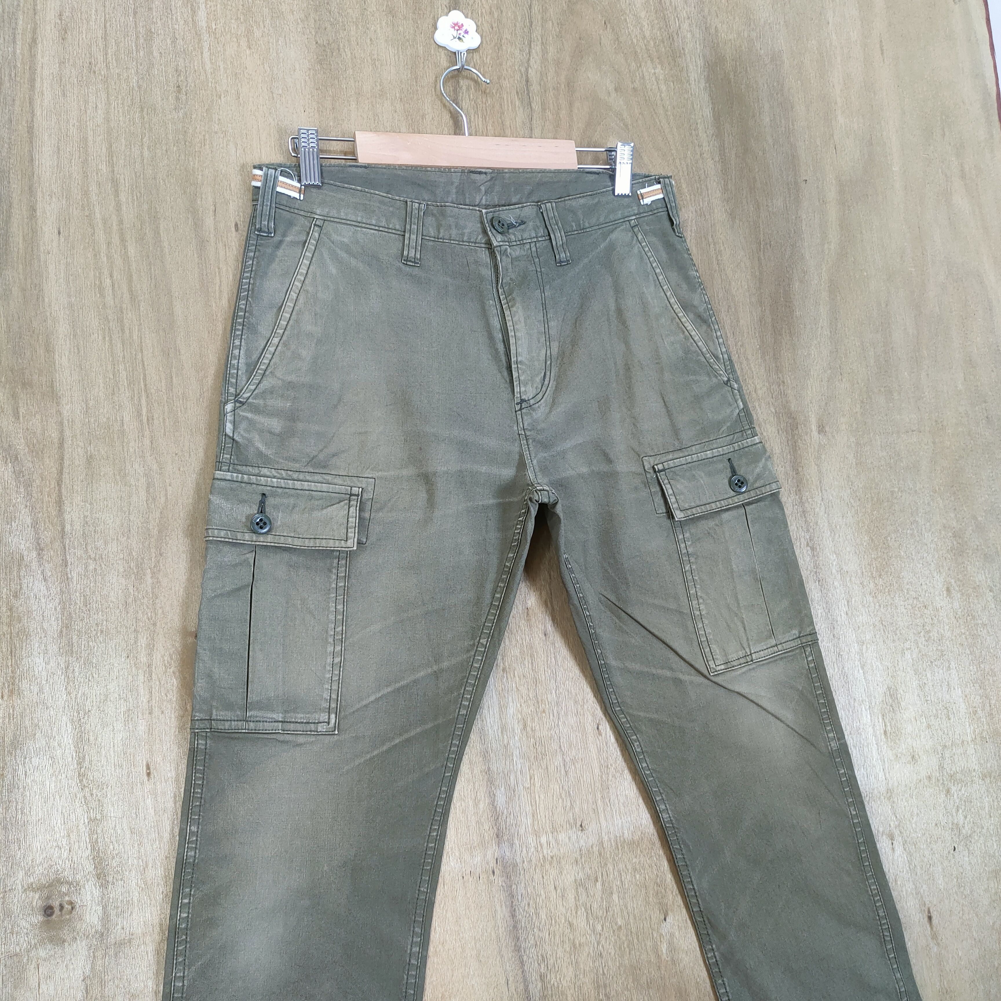 Japanese Brand × Vintage VINTAGE JAPANESE BRAND FADED CARGO PANTS #1 Size US 30 / EU 46 - 4 Thumbnail