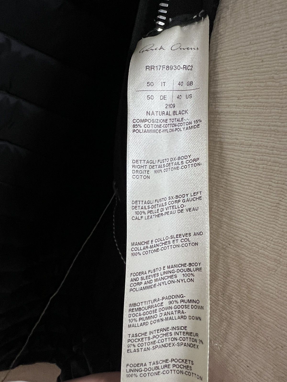 Rick Owens Rick owens fw17 runway SIRIPED JUMBO BROTHER COAT Size US M / EU 48-50 / 2 - 6 Thumbnail