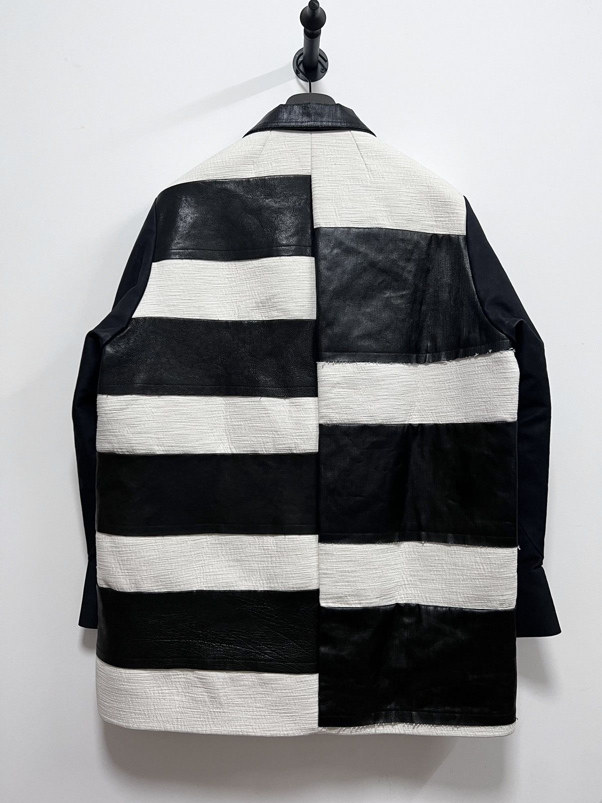 Rick Owens Rick owens fw17 runway SIRIPED JUMBO BROTHER COAT Size US M / EU 48-50 / 2 - 4 Thumbnail