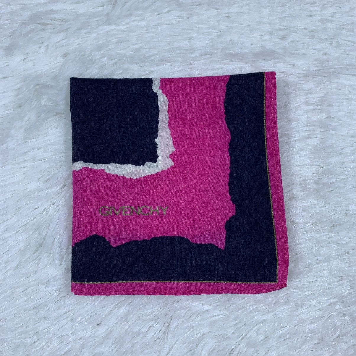 Designer × Givenchy GIVENCHY handkerchief handky pocket square anchor design Size ONE SIZE - 9 Thumbnail