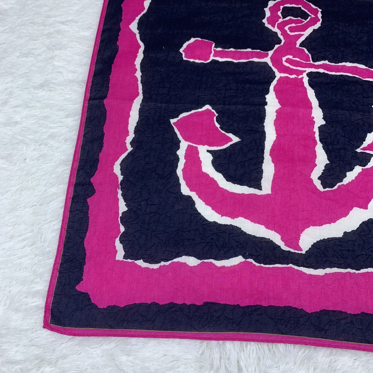 Designer × Givenchy GIVENCHY handkerchief handky pocket square anchor design Size ONE SIZE - 6 Thumbnail