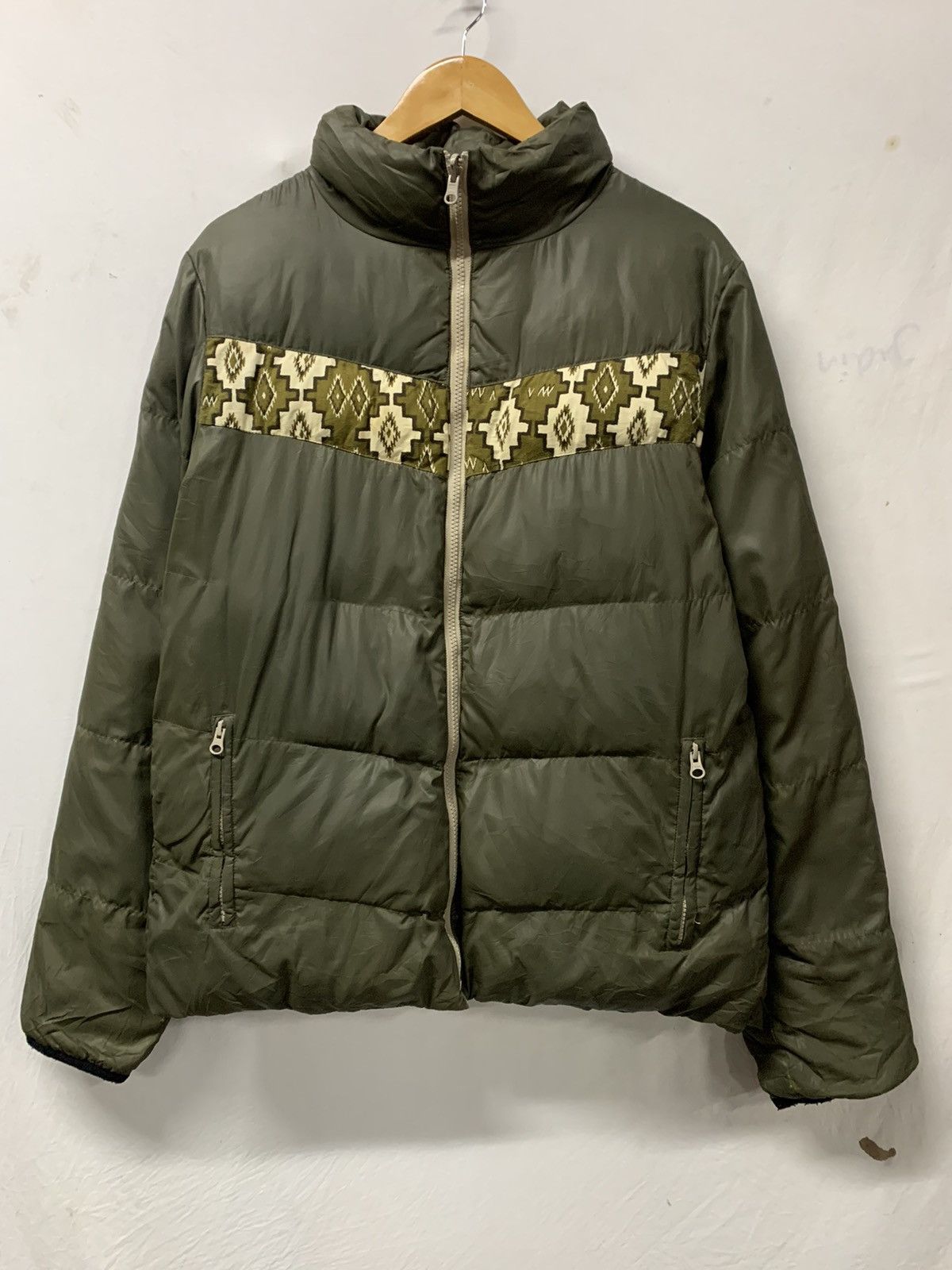 Japanese Brand Reversible Padded Zipper Jacket Size US L / EU 52-54 / 3 - 1 Thumbnail