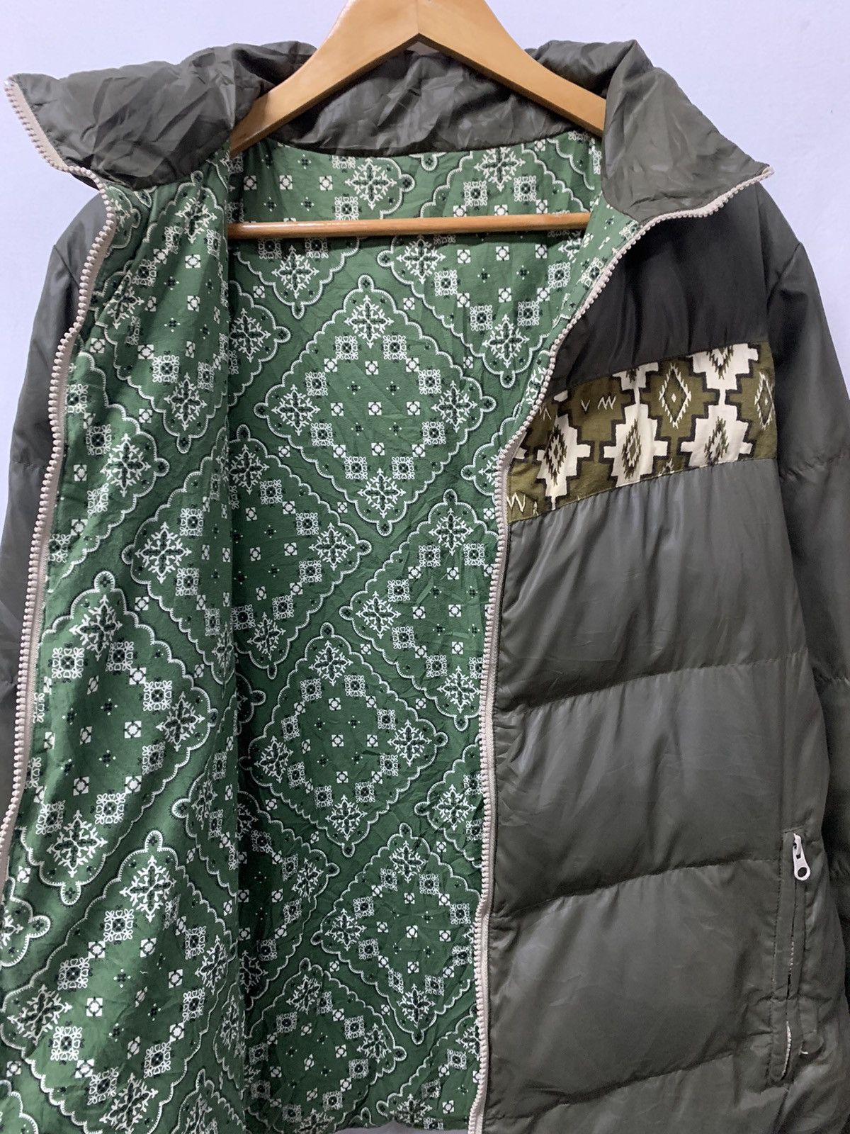 Japanese Brand Reversible Padded Zipper Jacket Size US L / EU 52-54 / 3 - 4 Thumbnail