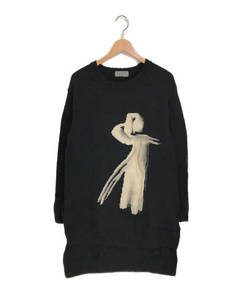 Yohji Yamamoto pour homme Pattern Intersia Pullover Knit