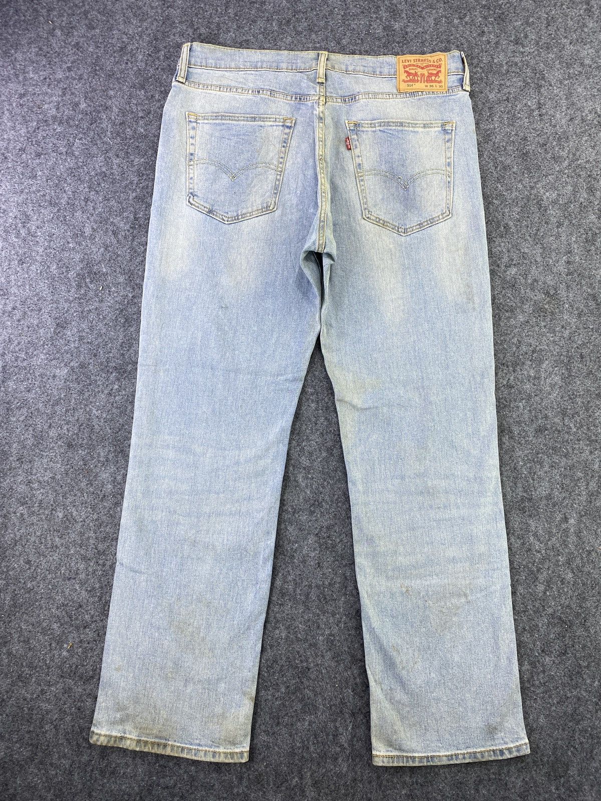 Jean × Levi's × Vintage VINTAGE LEVIS 514 LIGHT BLUE WASH Jeans 36x30 -J006 Size US 37 - 3 Thumbnail