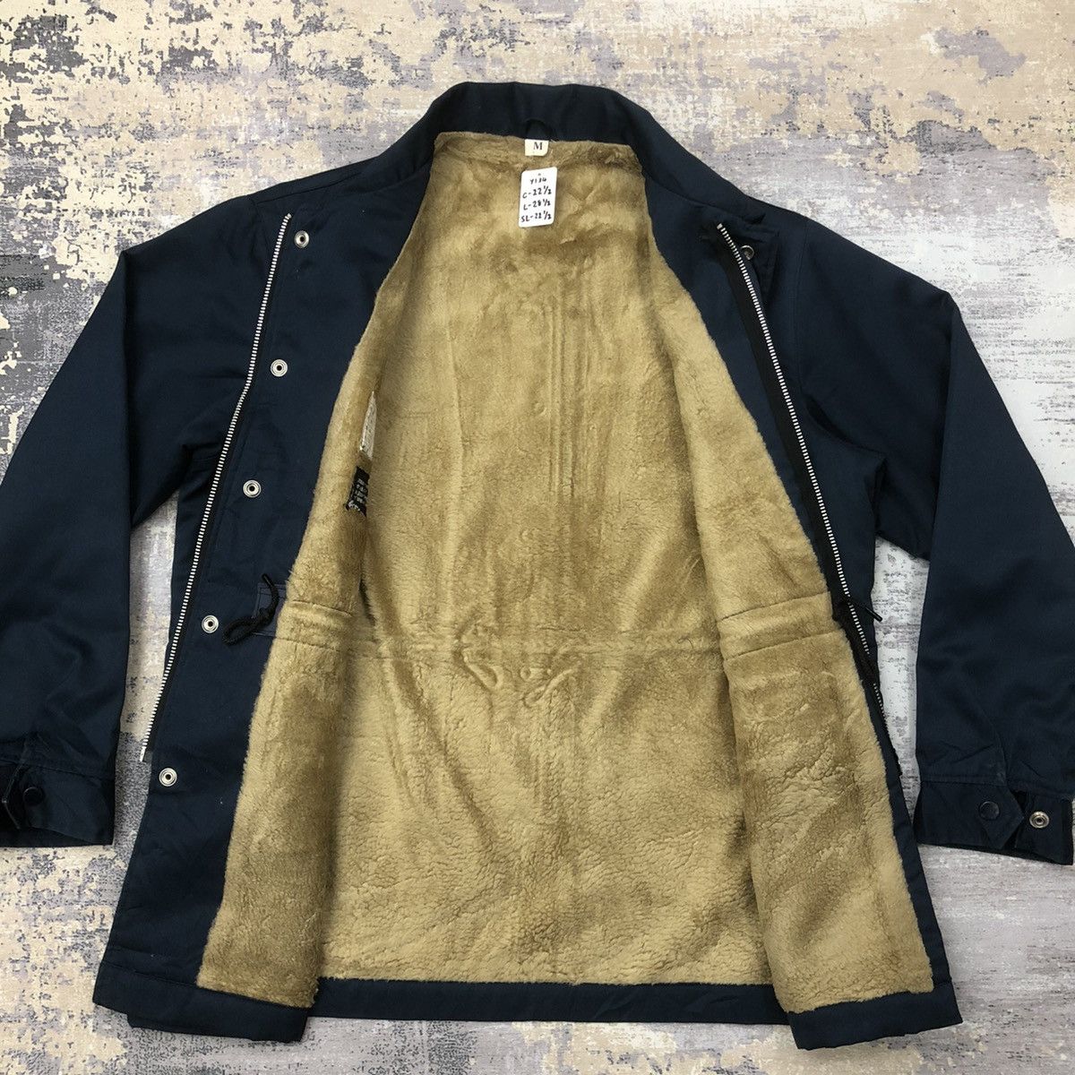Japanese Brand × Vintage Y134 VTG JAPAN WORKWEAR SHERPA CHORE JACKET Size US M / EU 48-50 / 2 - 5 Thumbnail