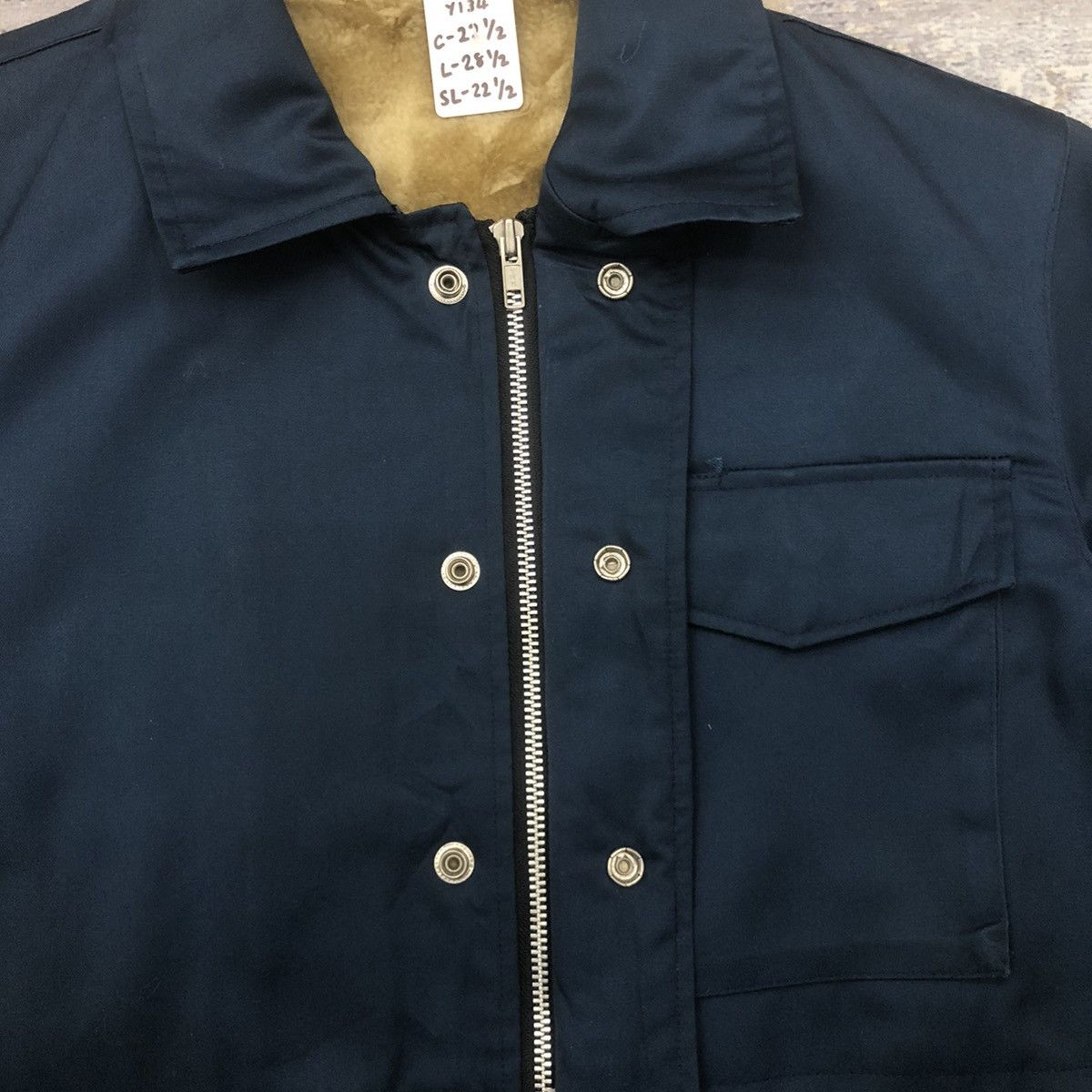 Japanese Brand × Vintage Y134 VTG JAPAN WORKWEAR SHERPA CHORE JACKET Size US M / EU 48-50 / 2 - 10 Thumbnail