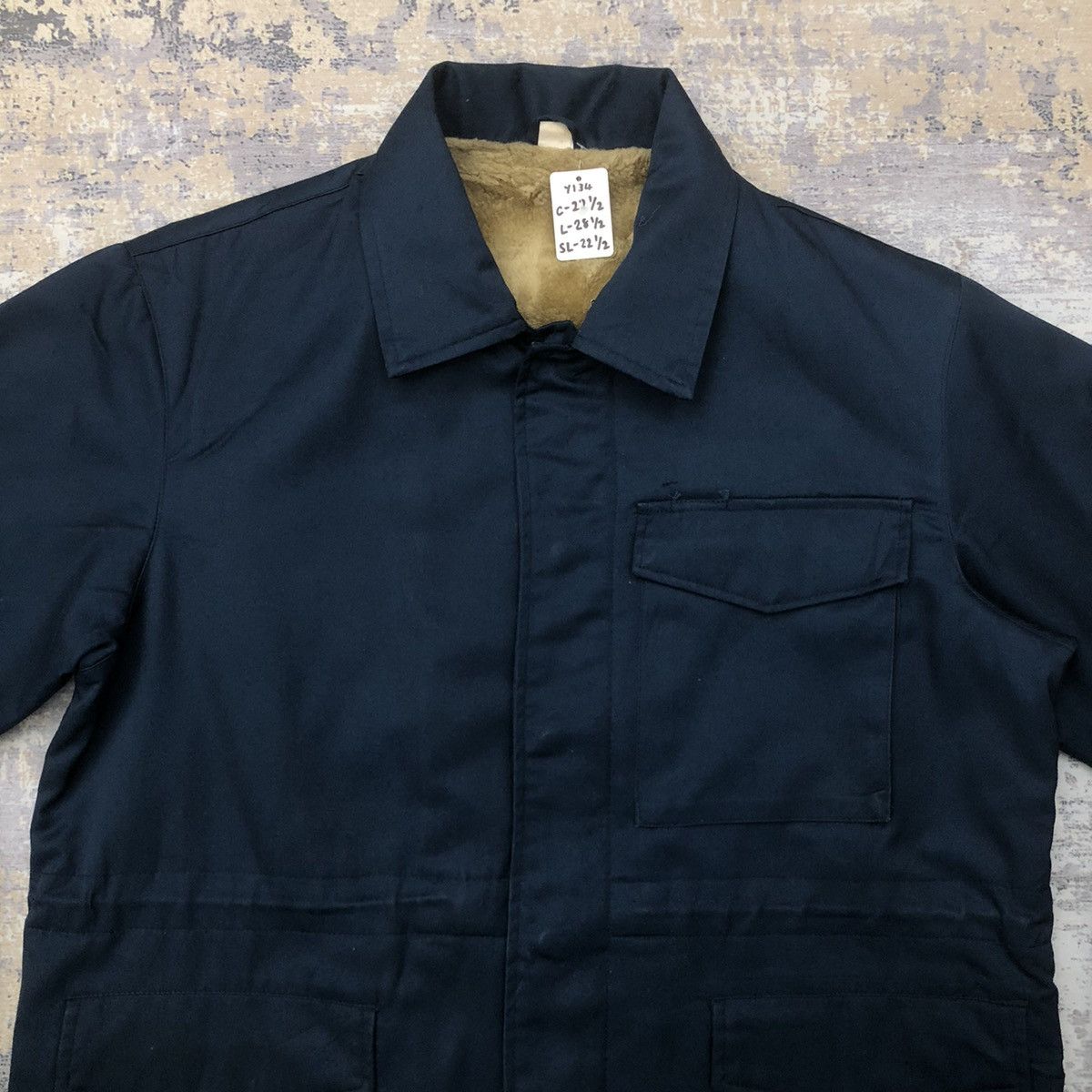Japanese Brand × Vintage Y134 VTG JAPAN WORKWEAR SHERPA CHORE JACKET Size US M / EU 48-50 / 2 - 3 Thumbnail