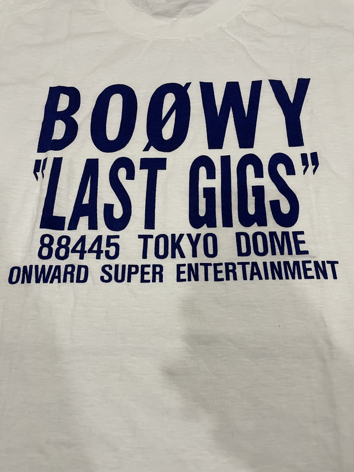 Band Tees Vintage Boøwy Japan Post Punk The Cure Last Gigs Tokyo Dome Size US L / EU 52-54 / 3 - 4 Thumbnail