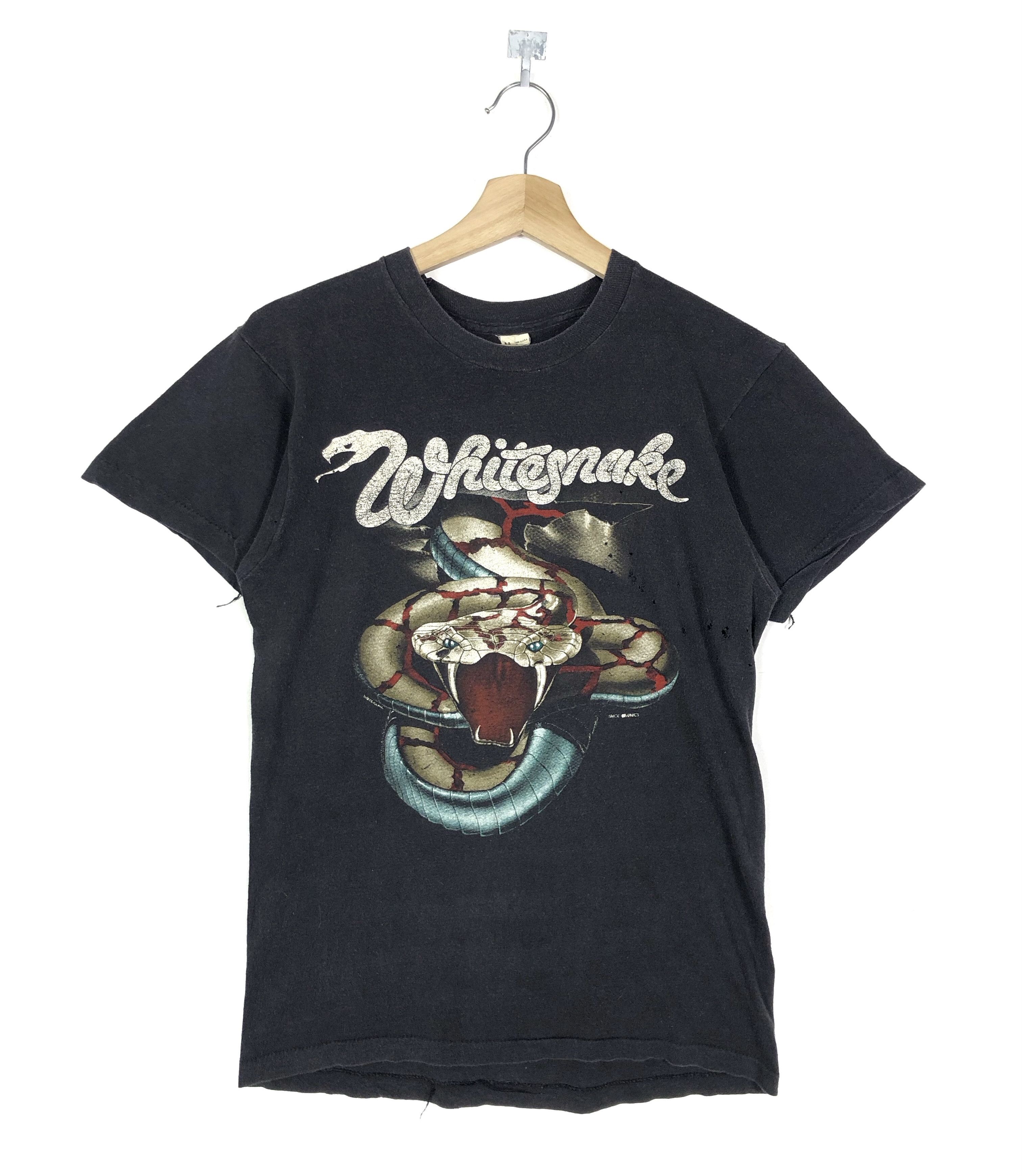 RARE🔥TRUE VTG 1984 WHITESNAKE TOUR “SLIDE IT IN” DISTRESSED