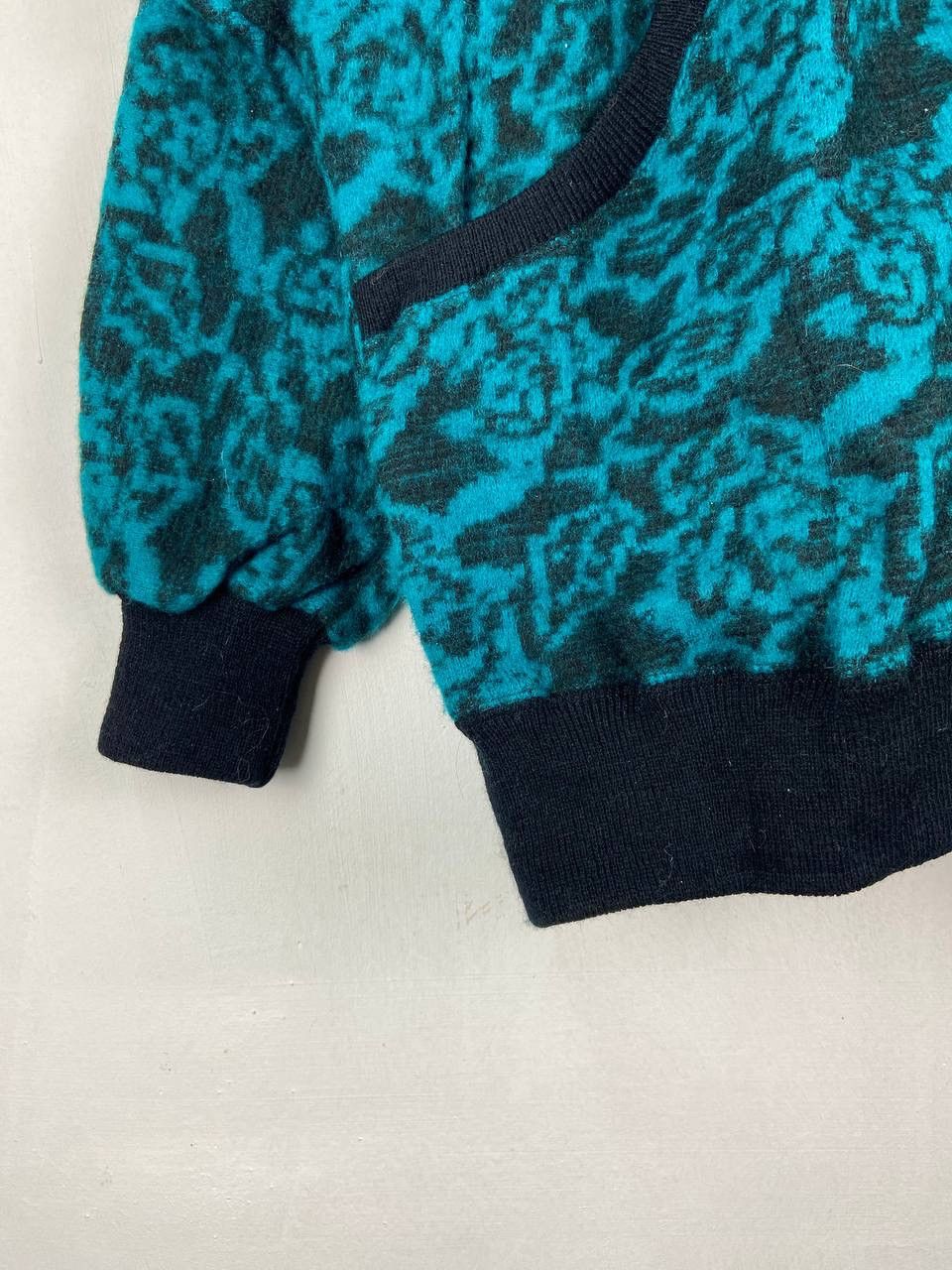 Aran Isles Knitwear 🇯🇵 Vintage Japanese Isle Cardigan Floral Sweater Size L / US 10 / IT 46 - 4 Thumbnail