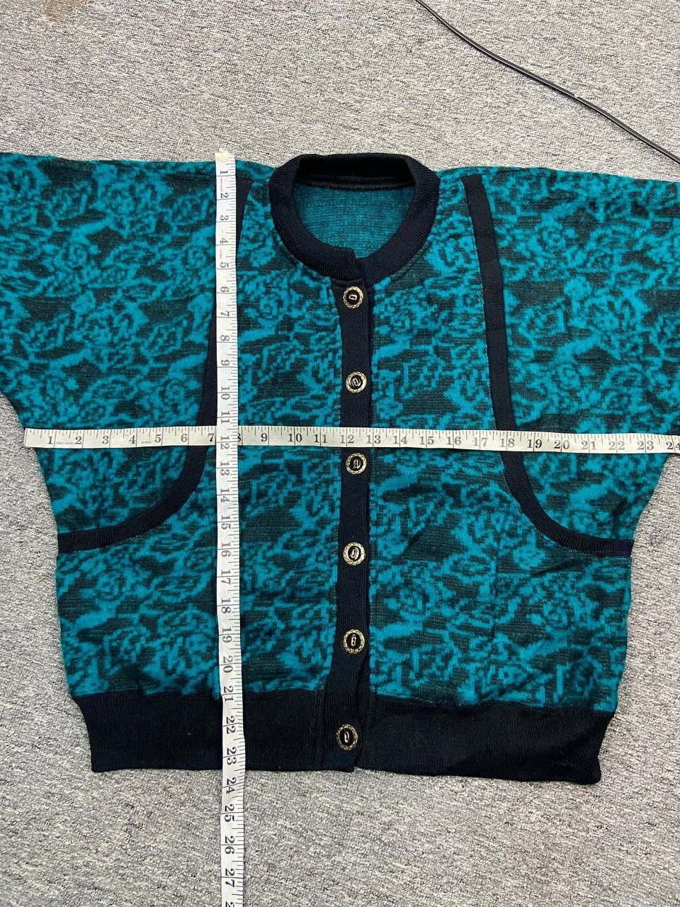 Aran Isles Knitwear 🇯🇵 Vintage Japanese Isle Cardigan Floral Sweater Size L / US 10 / IT 46 - 8 Thumbnail