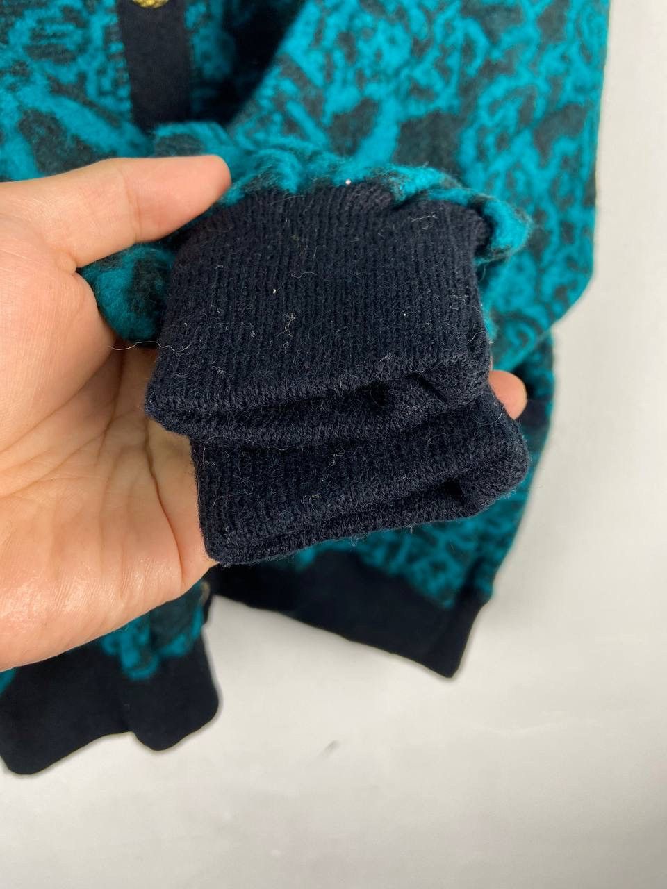 Aran Isles Knitwear 🇯🇵 Vintage Japanese Isle Cardigan Floral Sweater Size L / US 10 / IT 46 - 6 Thumbnail