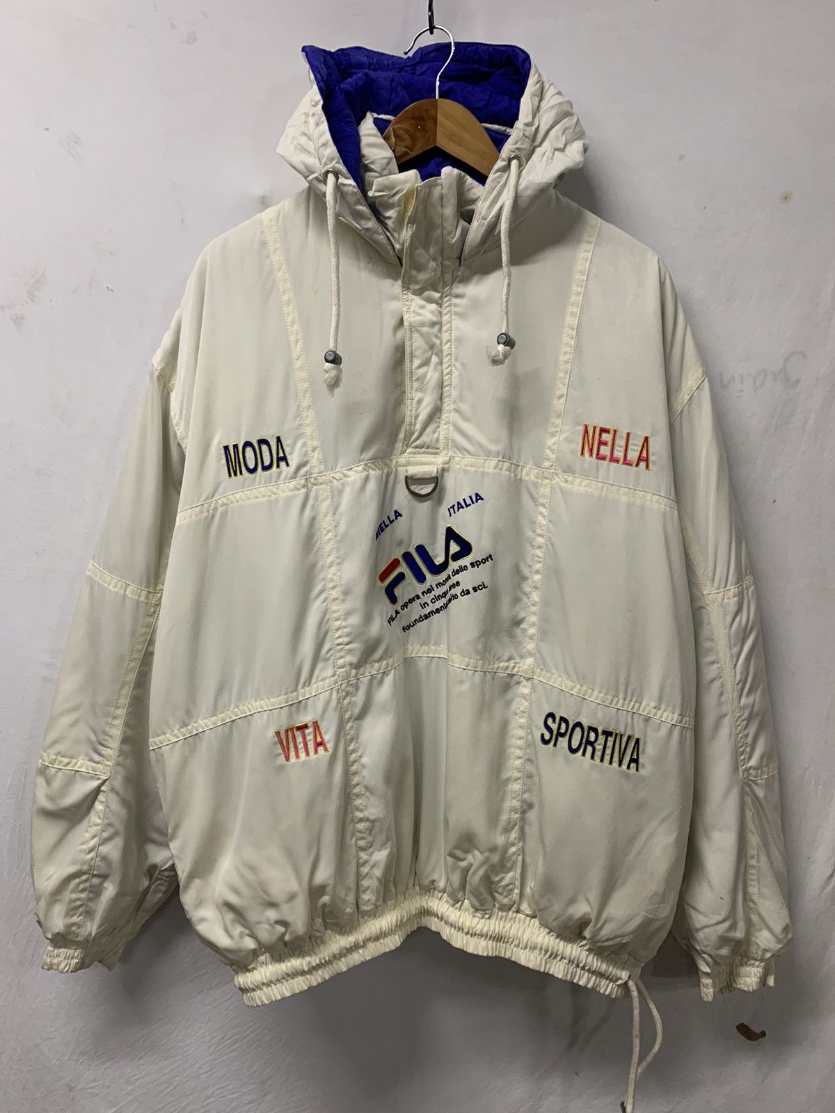 Fila × Vintage Vintage Fila Nylon Pullover Jacket Size US M / EU 48-50 / 2 - 1 Thumbnail