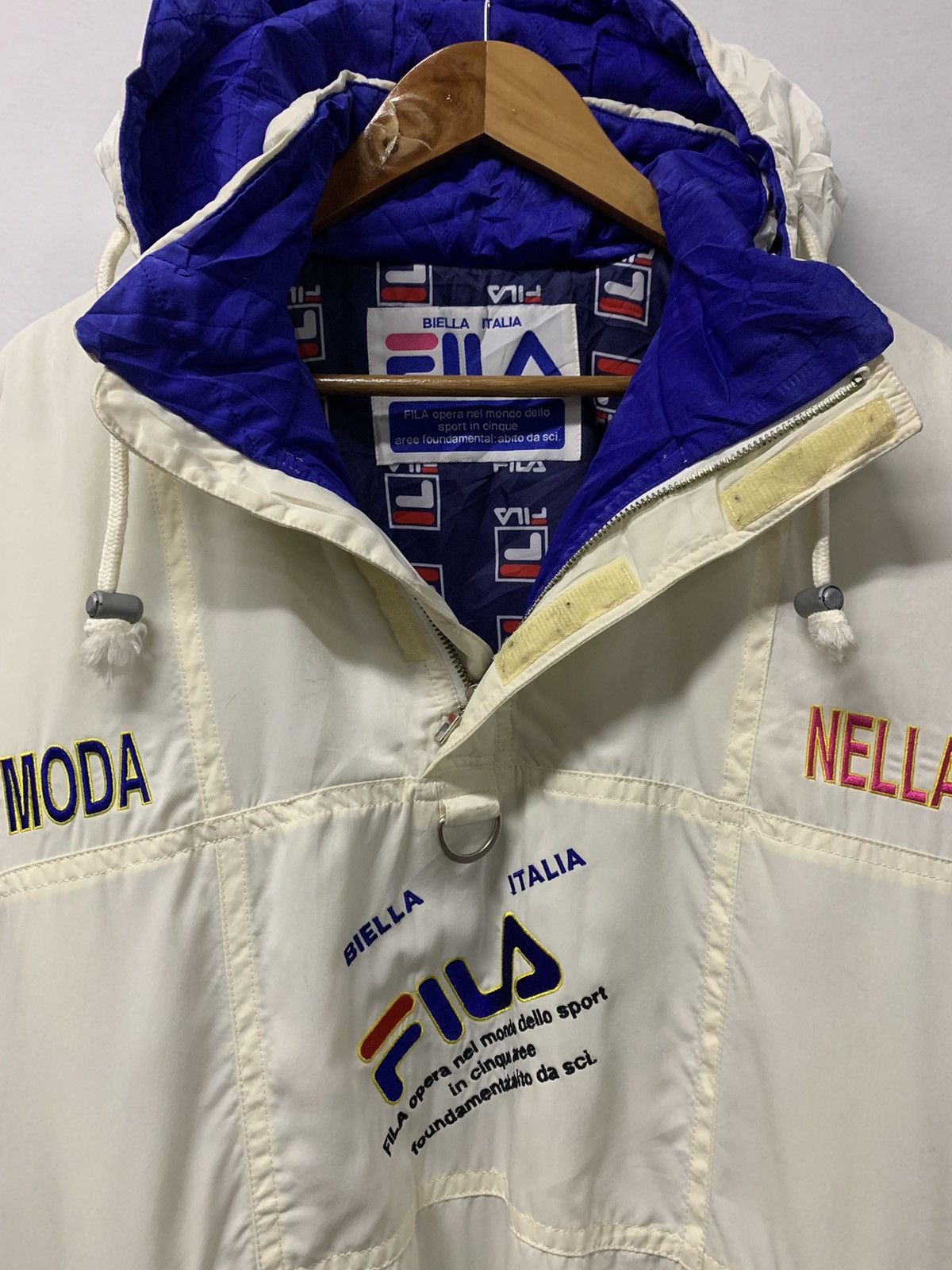 Fila × Vintage Vintage Fila Nylon Pullover Jacket Size US M / EU 48-50 / 2 - 3 Thumbnail