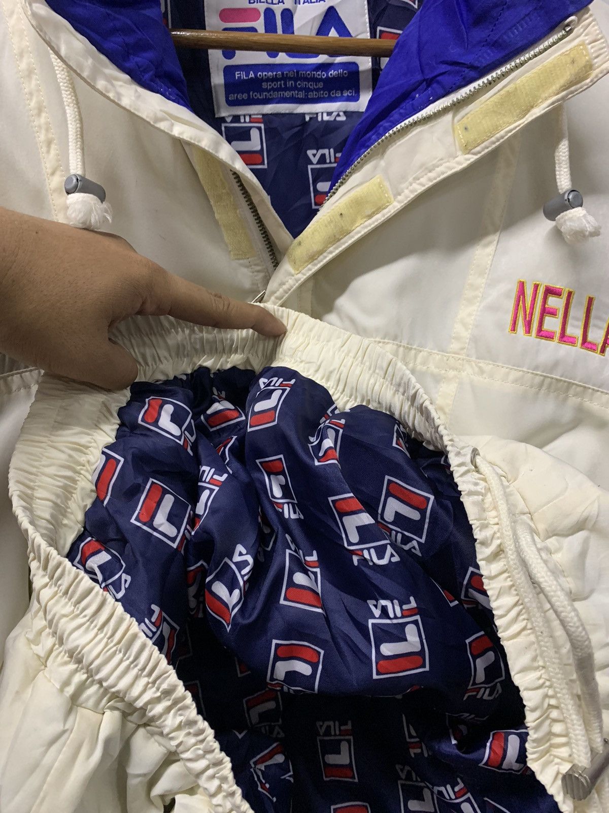 Fila × Vintage Vintage Fila Nylon Pullover Jacket Size US M / EU 48-50 / 2 - 5 Thumbnail