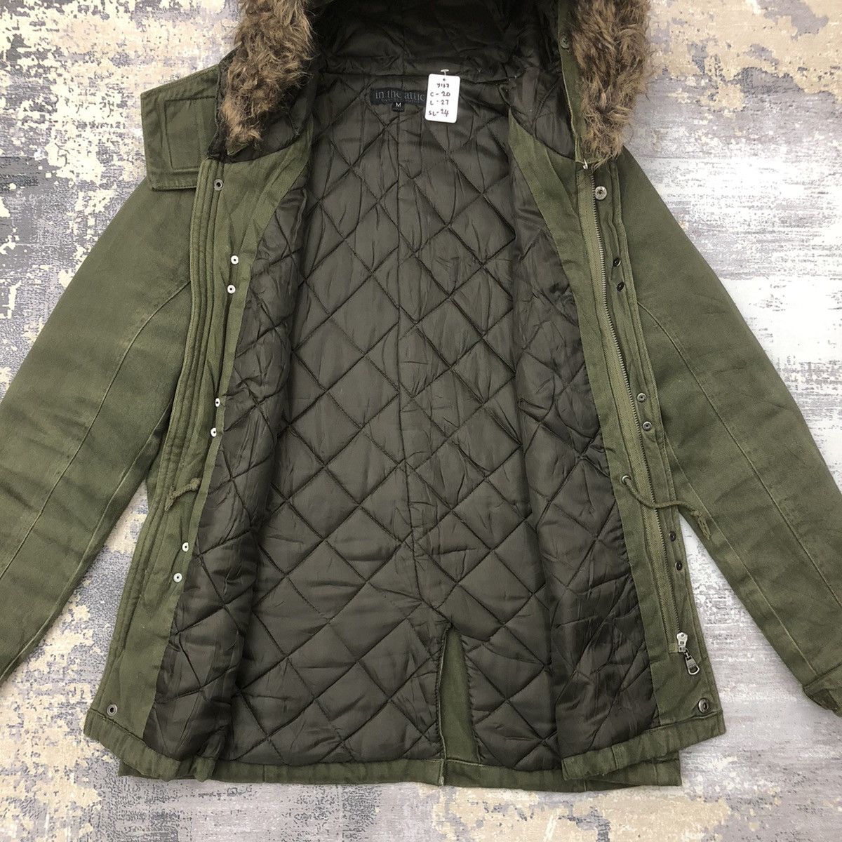 In The Attic × Japanese Brand Y137. IN THE ATTIC X ROCKERS GARMENT DISTRESSED JACKET Size US M / EU 48-50 / 2 - 3 Thumbnail