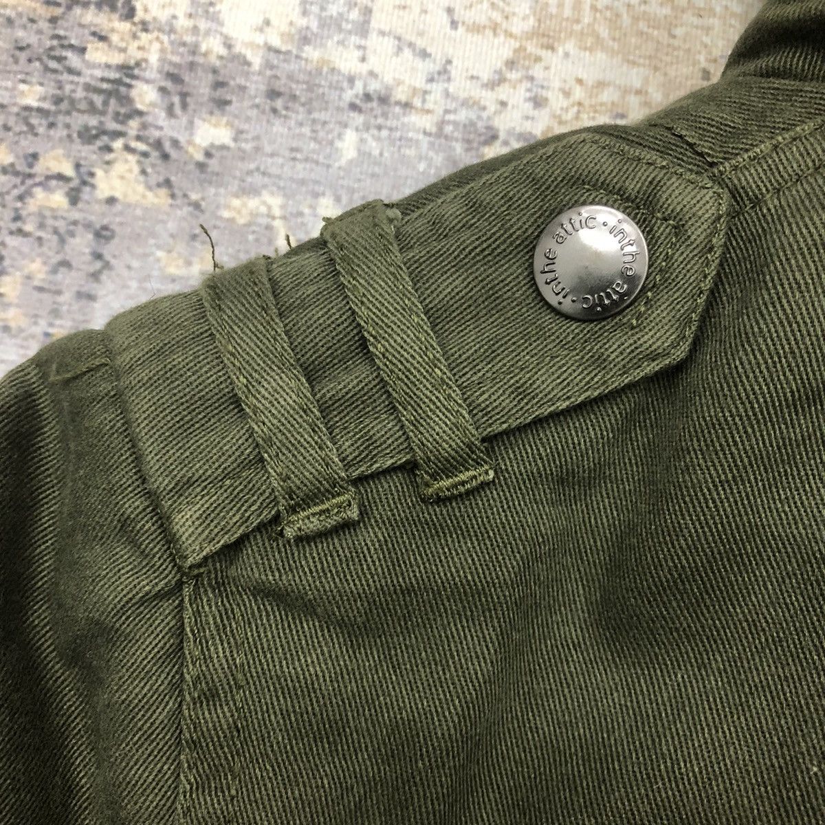 In The Attic × Japanese Brand Y137. IN THE ATTIC X ROCKERS GARMENT DISTRESSED JACKET Size US M / EU 48-50 / 2 - 5 Thumbnail