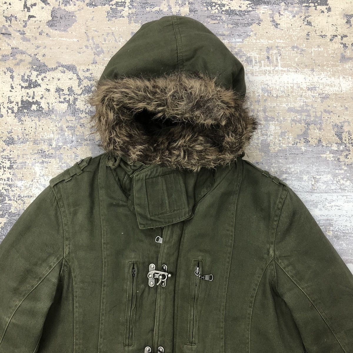 In The Attic × Japanese Brand Y137. IN THE ATTIC X ROCKERS GARMENT DISTRESSED JACKET Size US M / EU 48-50 / 2 - 2 Thumbnail