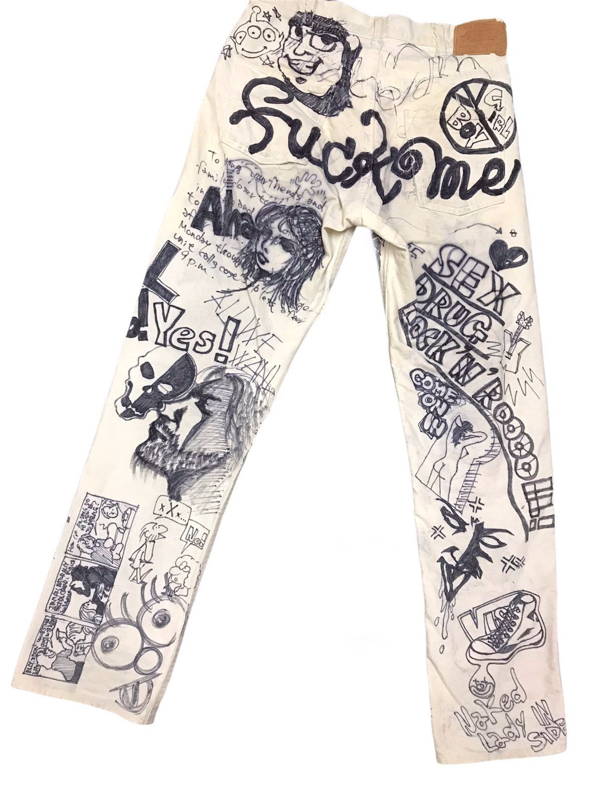 Art Comes First × Levi's × Vintage Vintage Levis art gravity pants Distressed ..... Size US 30 / EU 46 - 2 Thumbnail