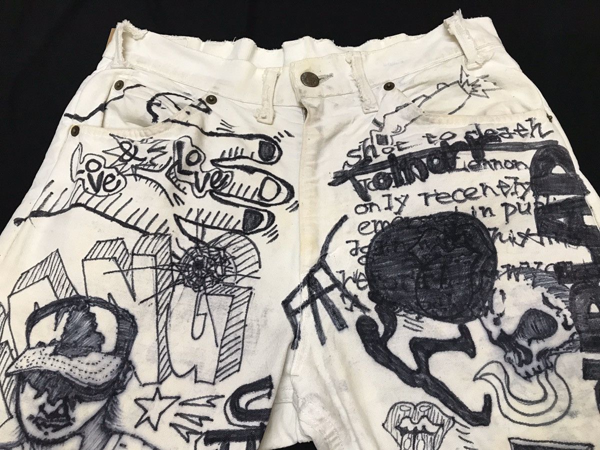 Art Comes First × Levi's × Vintage Vintage Levis art gravity pants Distressed ..... Size US 30 / EU 46 - 8 Thumbnail