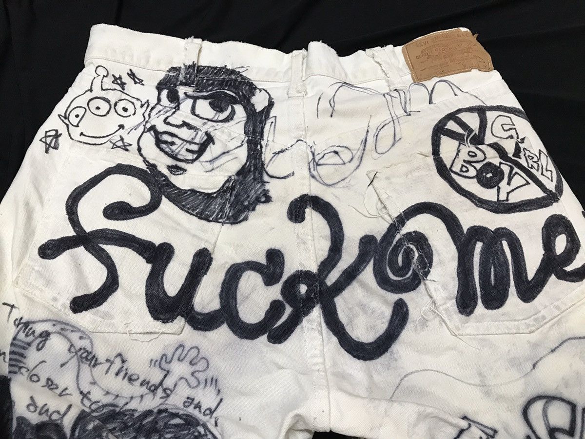 Art Comes First × Levi's × Vintage Vintage Levis art gravity pants Distressed ..... Size US 30 / EU 46 - 9 Thumbnail