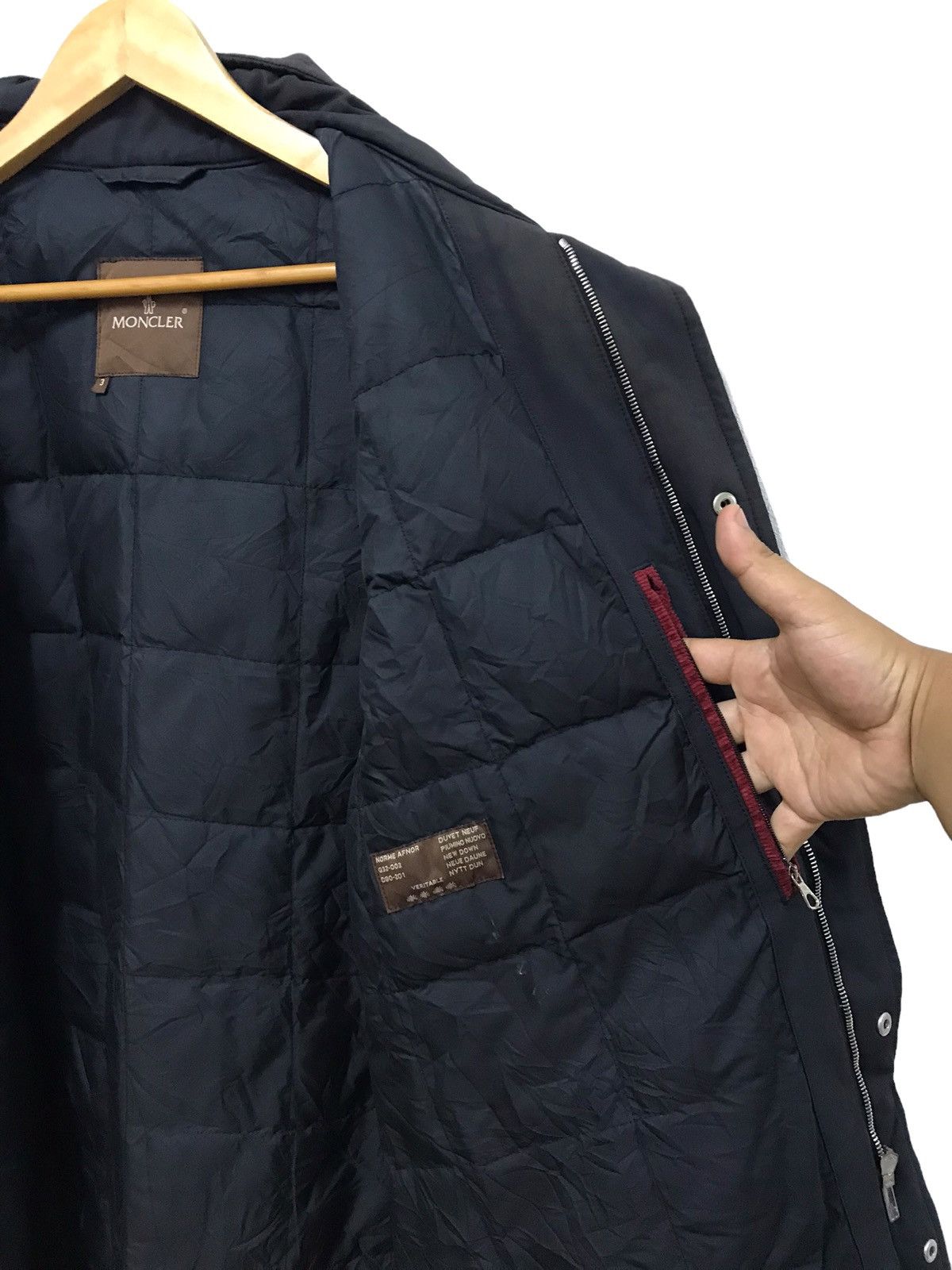 Moncler × Vintage Moncler Faded Sun Hoodie Heavy Coat/Jacket Size US L / EU 52-54 / 3 - 8 Thumbnail