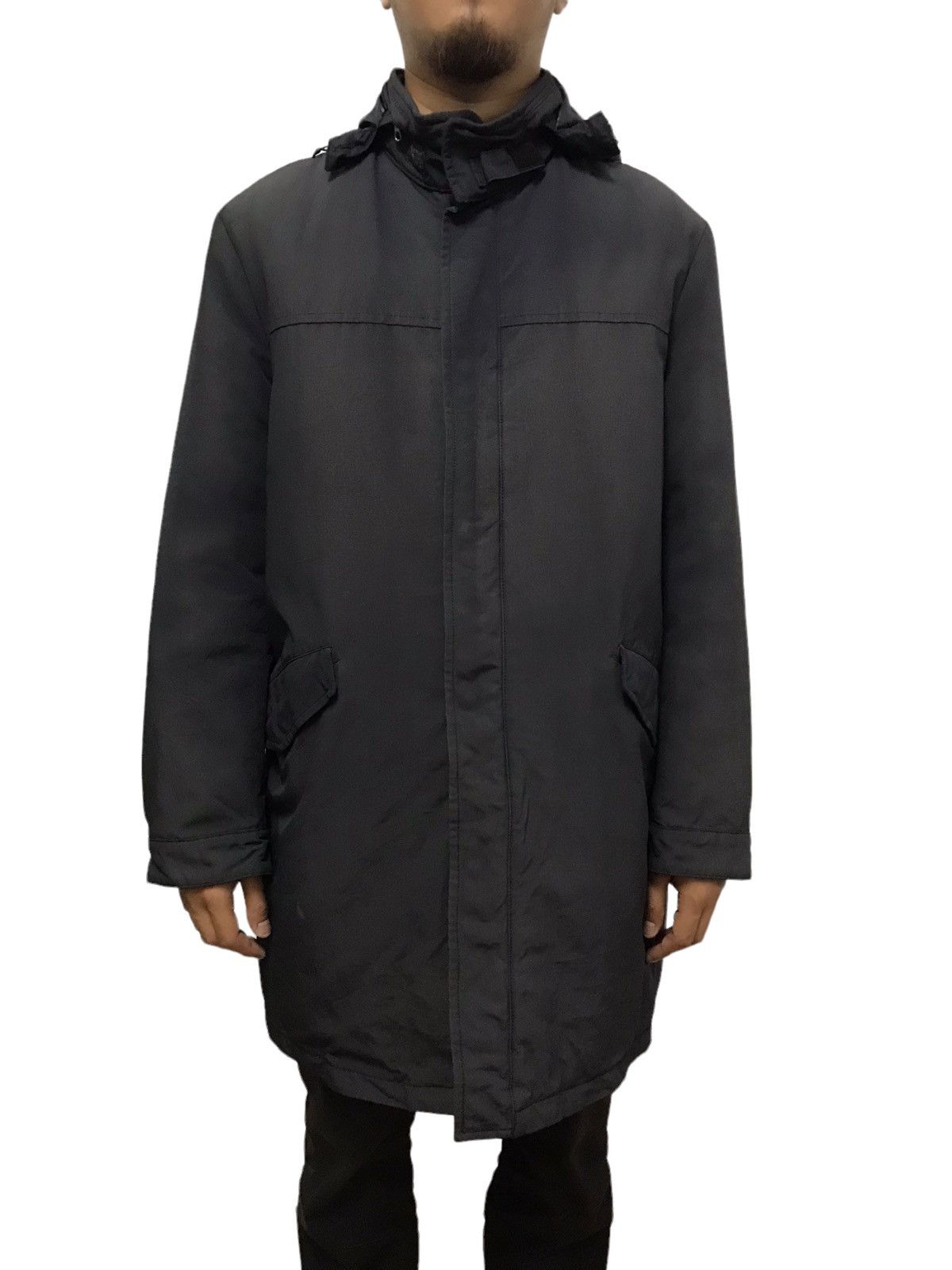 Moncler × Vintage Moncler Faded Sun Hoodie Heavy Coat/Jacket Size US L / EU 52-54 / 3 - 4 Thumbnail