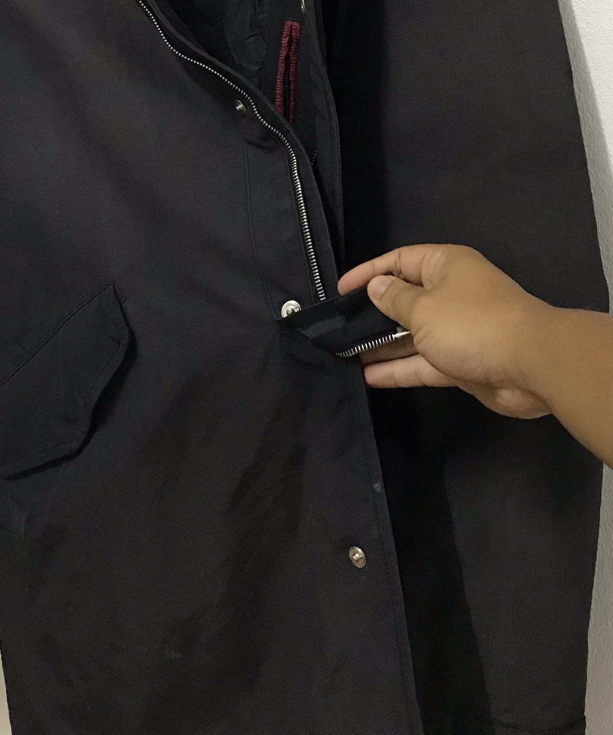 Moncler × Vintage Moncler Faded Sun Hoodie Heavy Coat/Jacket Size US L / EU 52-54 / 3 - 9 Thumbnail