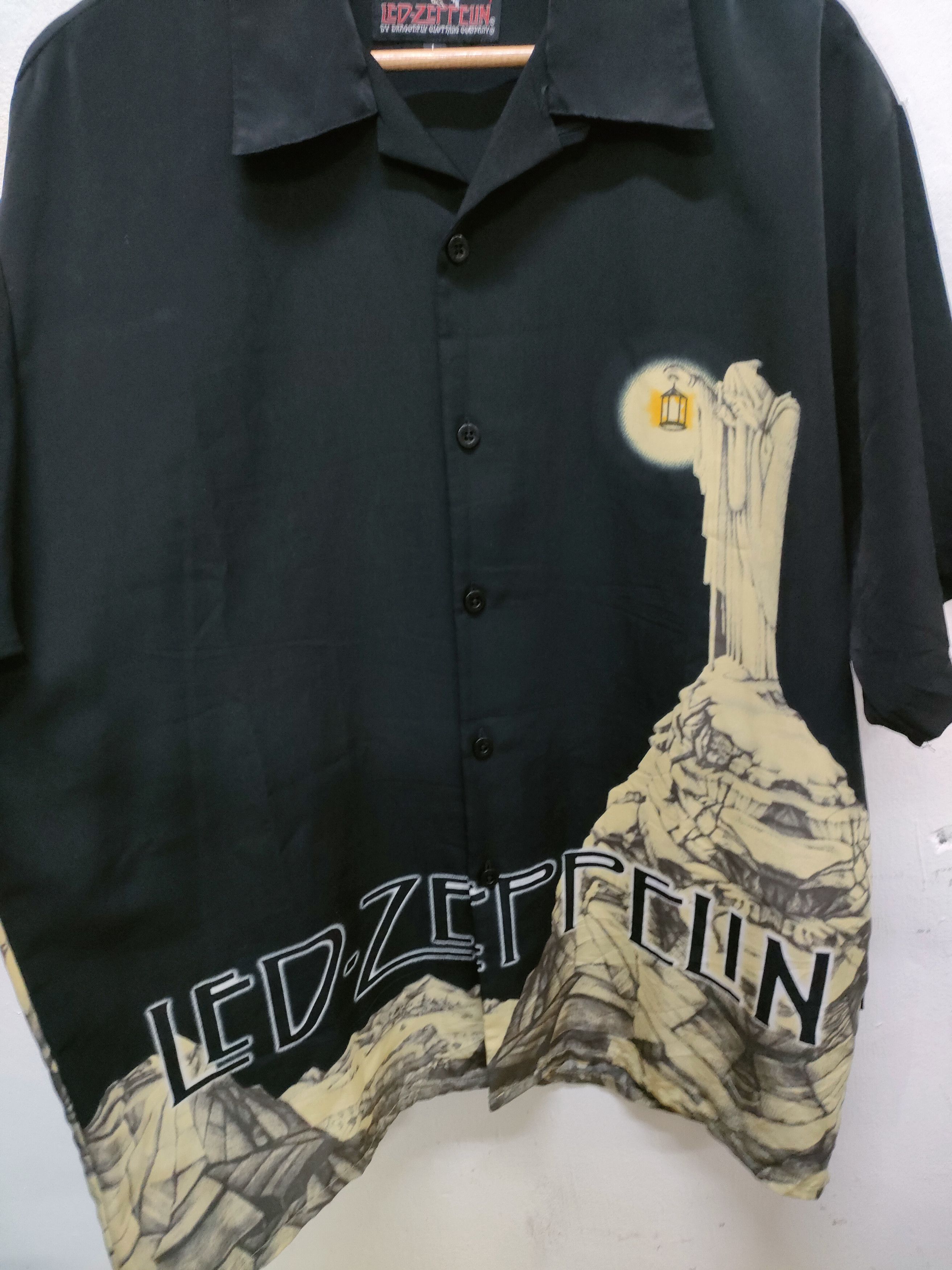 Band Tees Led Zeppelin By Dragonfly Button Ups Size US L / EU 52-54 / 3 - 5 Thumbnail