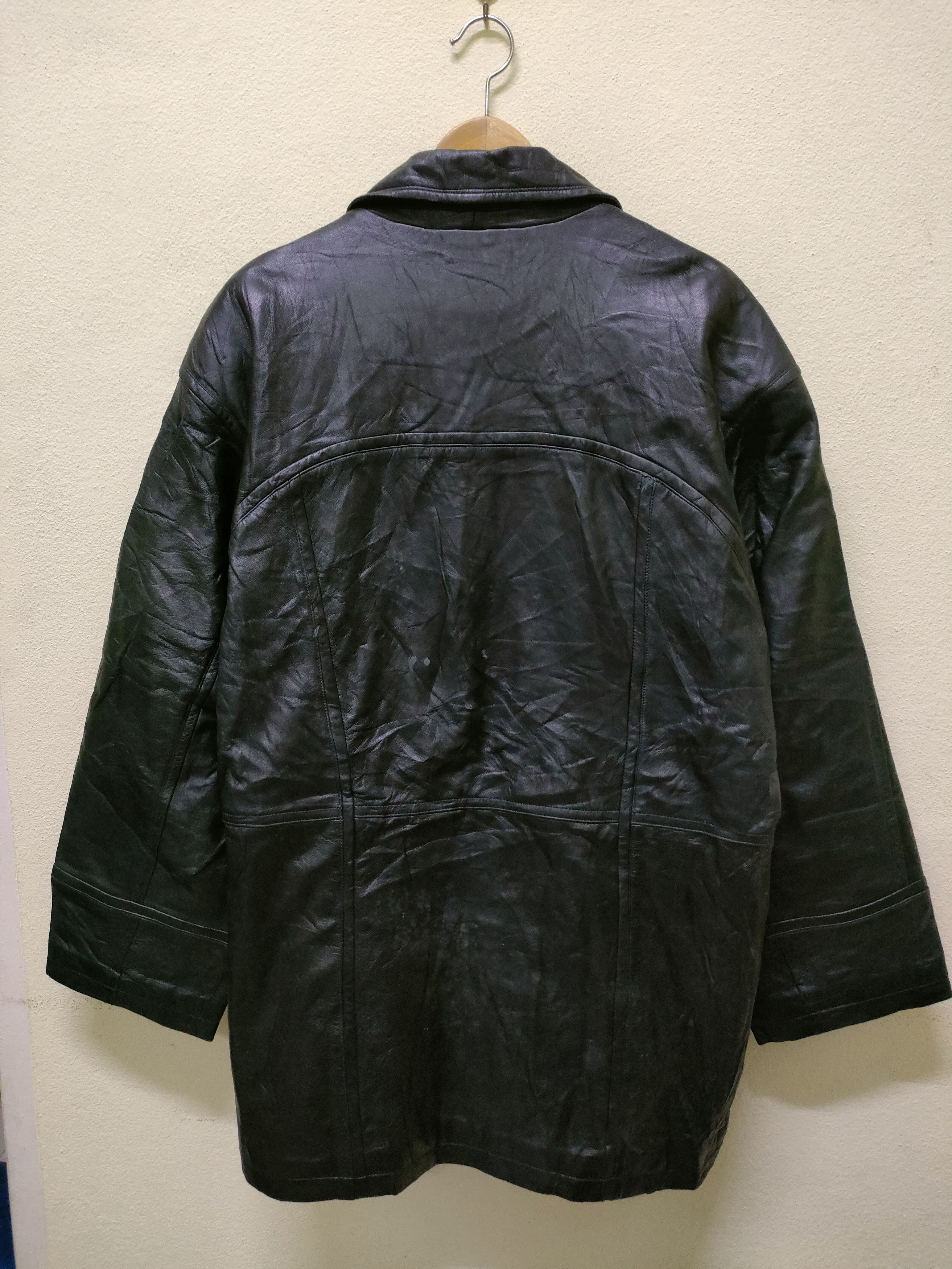 Genuine Leather × Pierre Balmain Pierre Balmain Leather Long Jacket Size US L / EU 52-54 / 3 - 5 Thumbnail