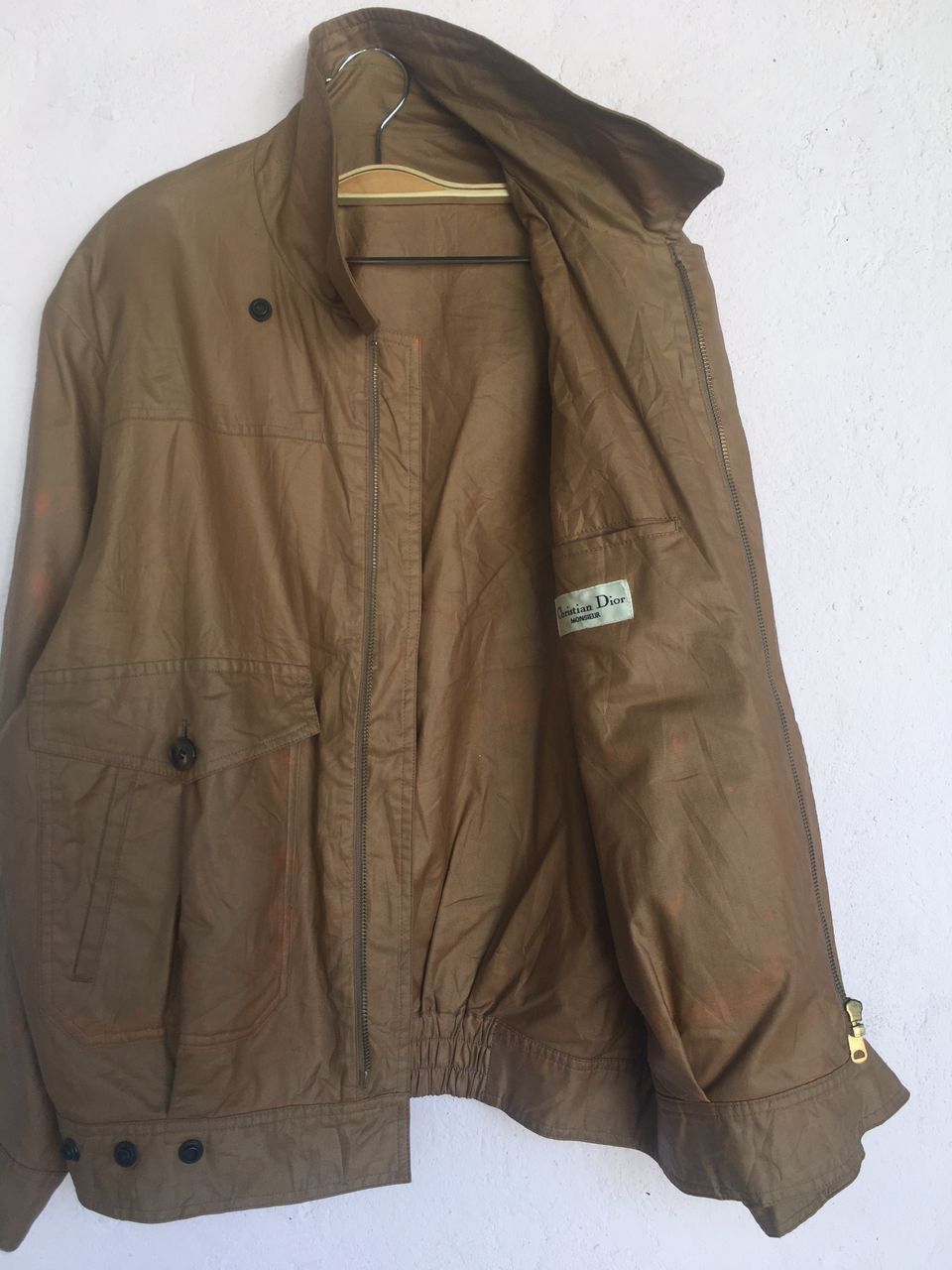 Christian Dior Monsieur Christian Dior Monsieur leather light brown Faded Jackets Size US L / EU 52-54 / 3 - 3 Thumbnail