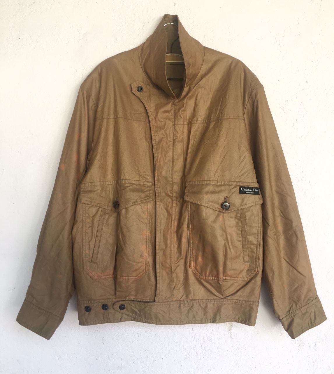 Christian Dior Monsieur Christian Dior Monsieur leather light brown Faded Jackets Size US L / EU 52-54 / 3 - 1 Thumbnail
