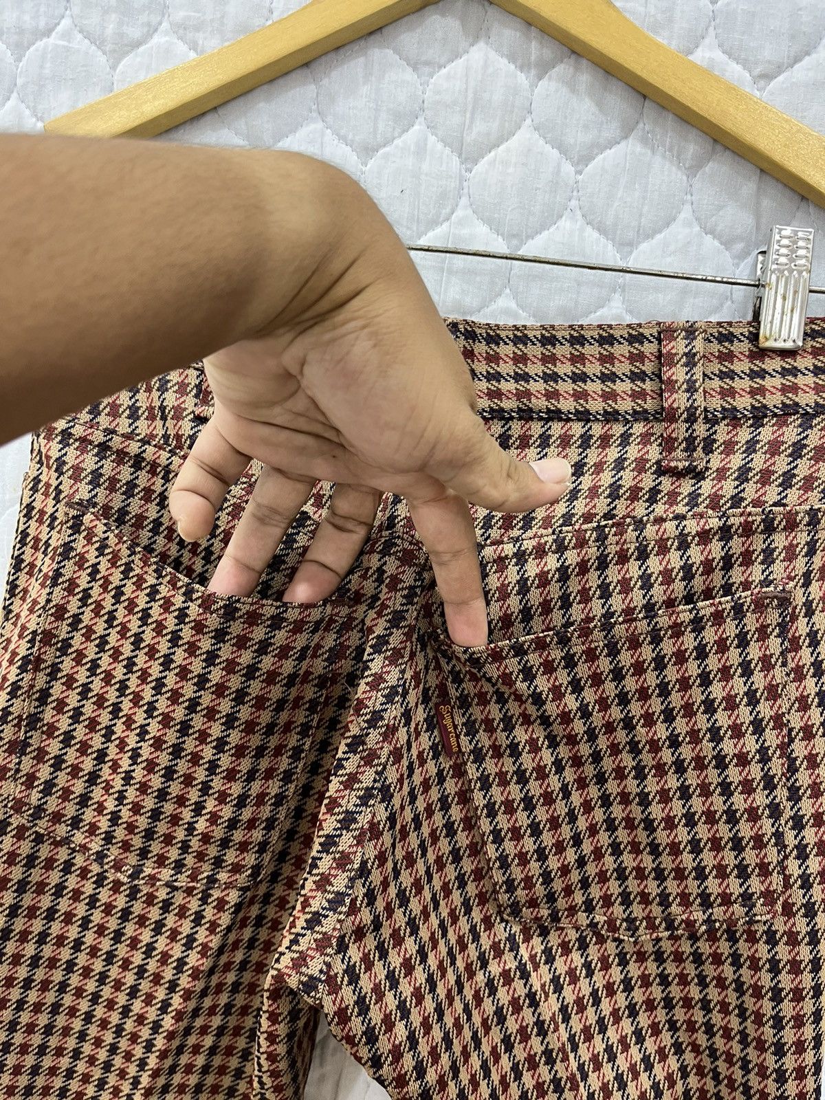 Sugar Cane × Vintage (Z). VINTAGE SUGAR CANE FLARED PANTS Size 27" / US 4 / IT 40 - 7 Thumbnail