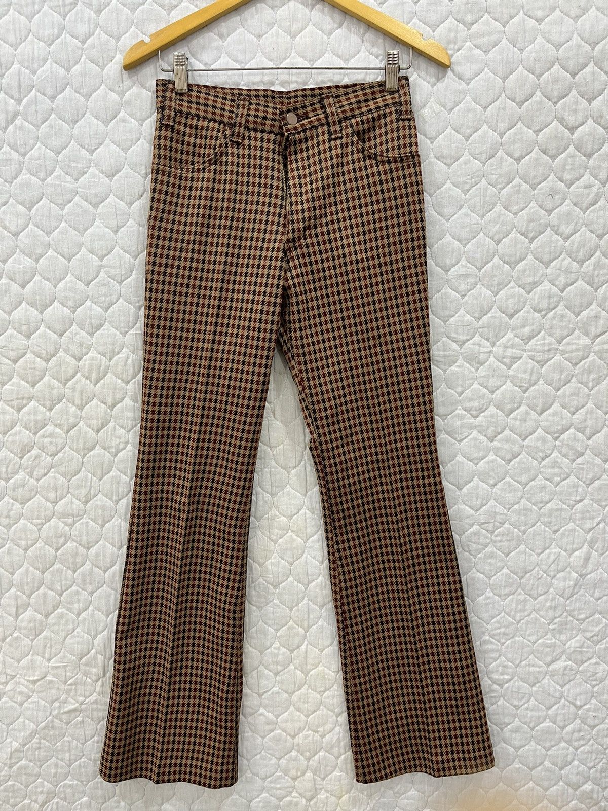 Sugar Cane × Vintage (Z). VINTAGE SUGAR CANE FLARED PANTS Size 27" / US 4 / IT 40 - 1 Thumbnail