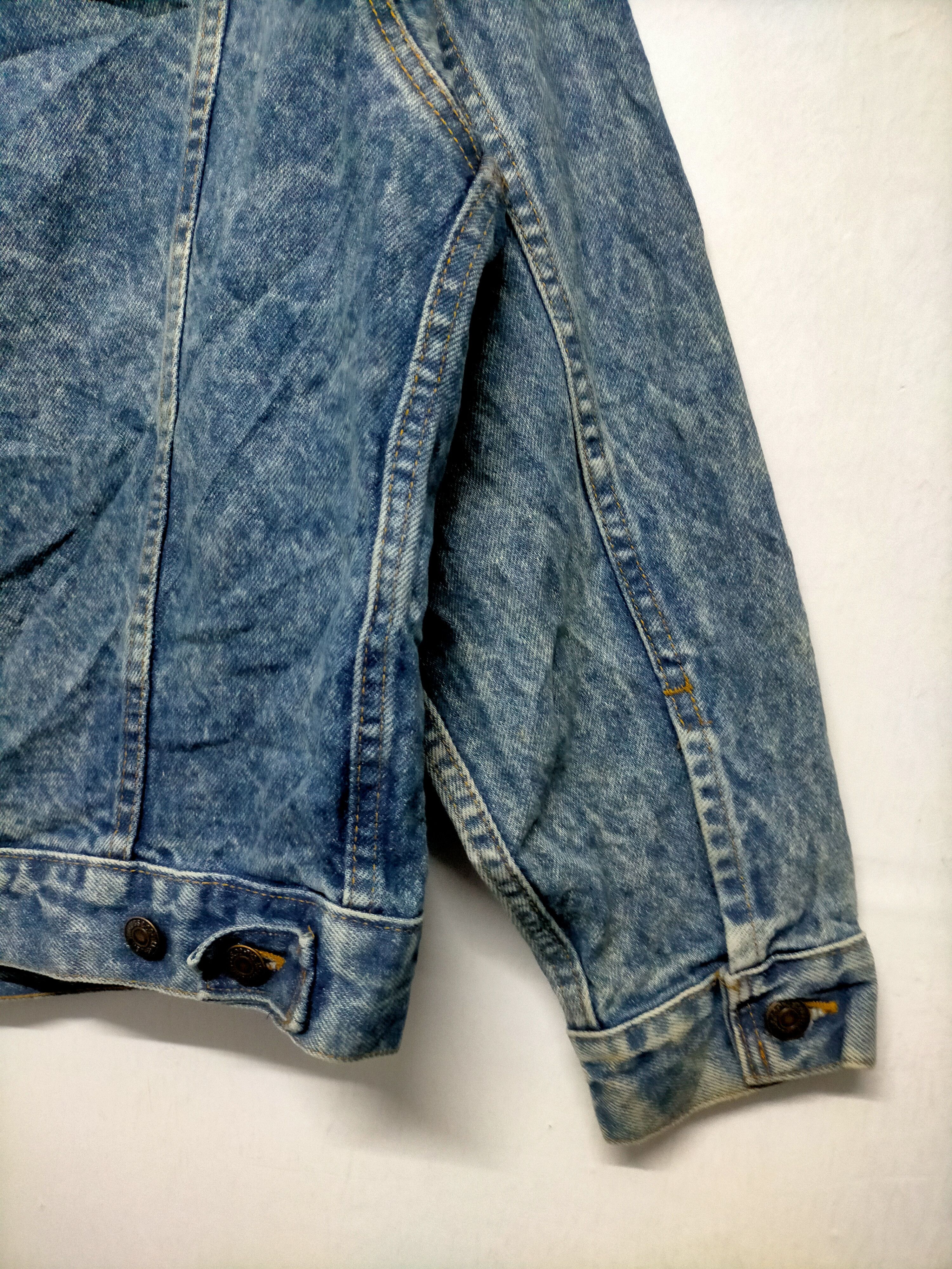 Levi's × Vintage Vintage 80s Levis 507 Acid Wash Trucker Jacket Size US M / EU 48-50 / 2 - 12 Thumbnail