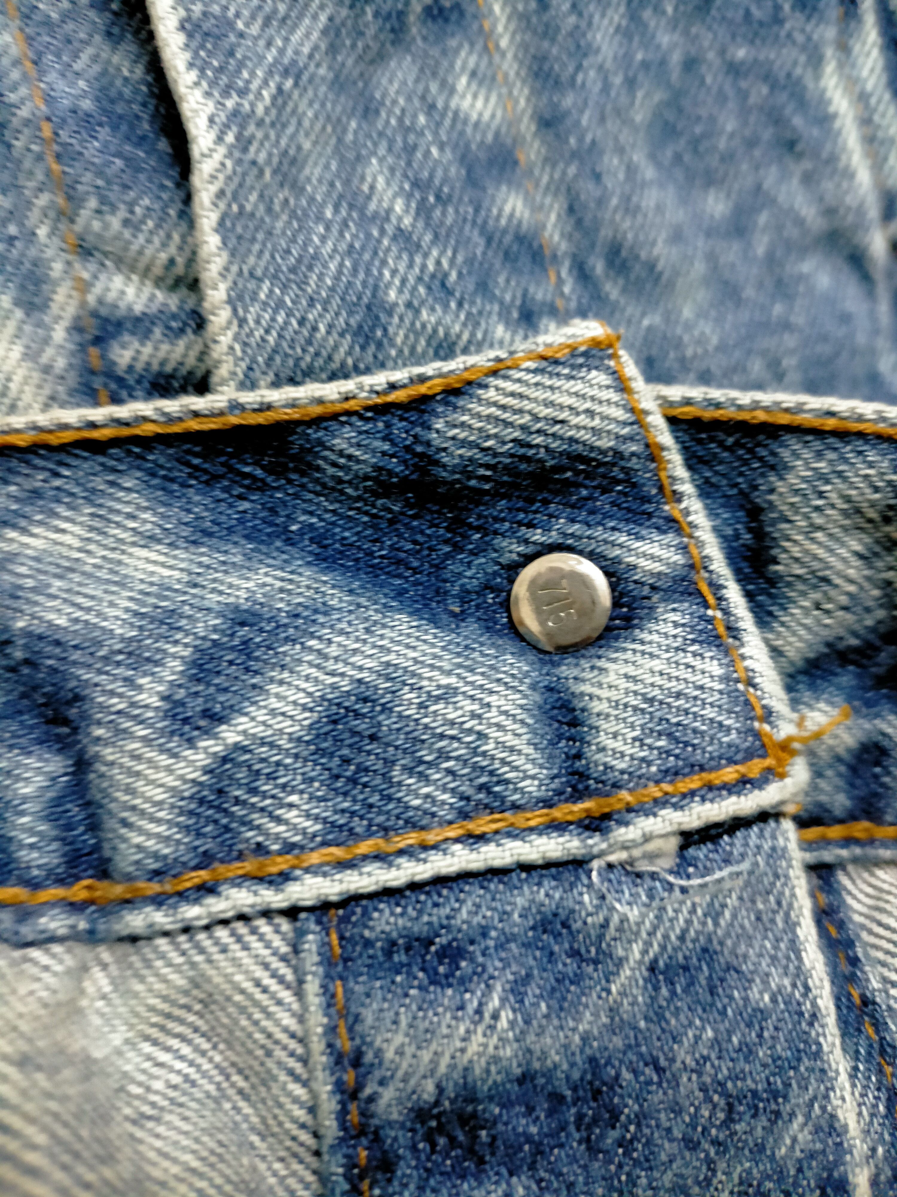 Levi's × Vintage Vintage 80s Levis 507 Acid Wash Trucker Jacket Size US M / EU 48-50 / 2 - 17 Thumbnail