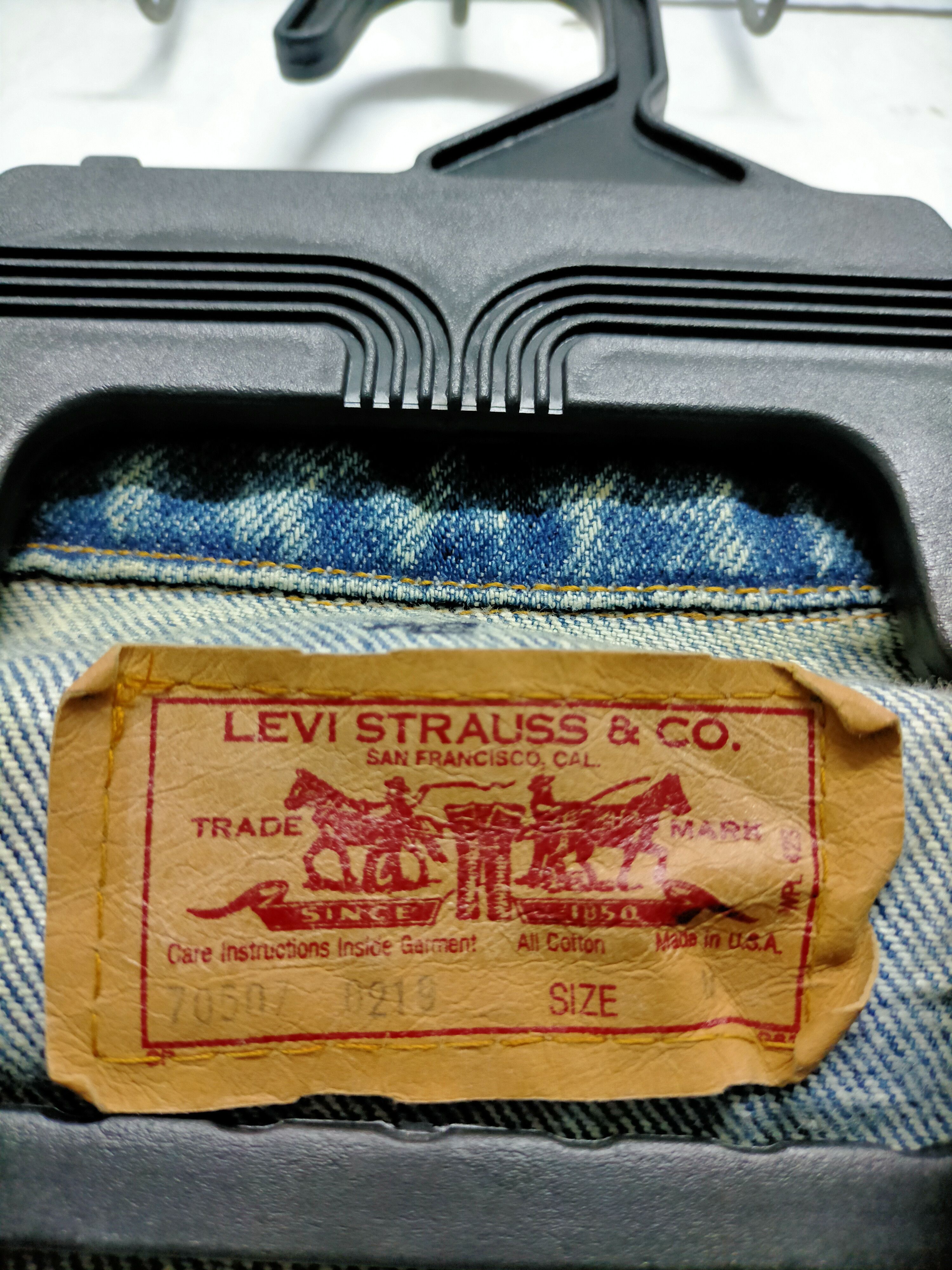 Levi's × Vintage Vintage 80s Levis 507 Acid Wash Trucker Jacket Size US M / EU 48-50 / 2 - 20 Thumbnail