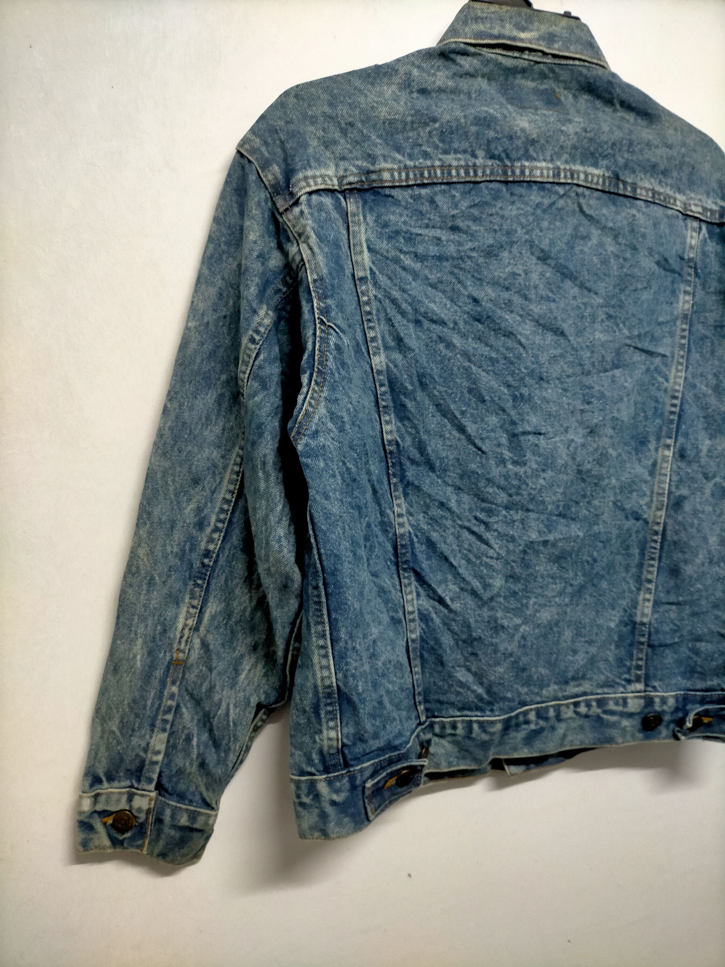 Levi's × Vintage Vintage 80s Levis 507 Acid Wash Trucker Jacket Size US M / EU 48-50 / 2 - 10 Thumbnail